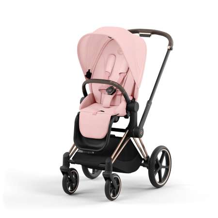 Коляска 2в1 Cybex Priam IV Rosegold розовый