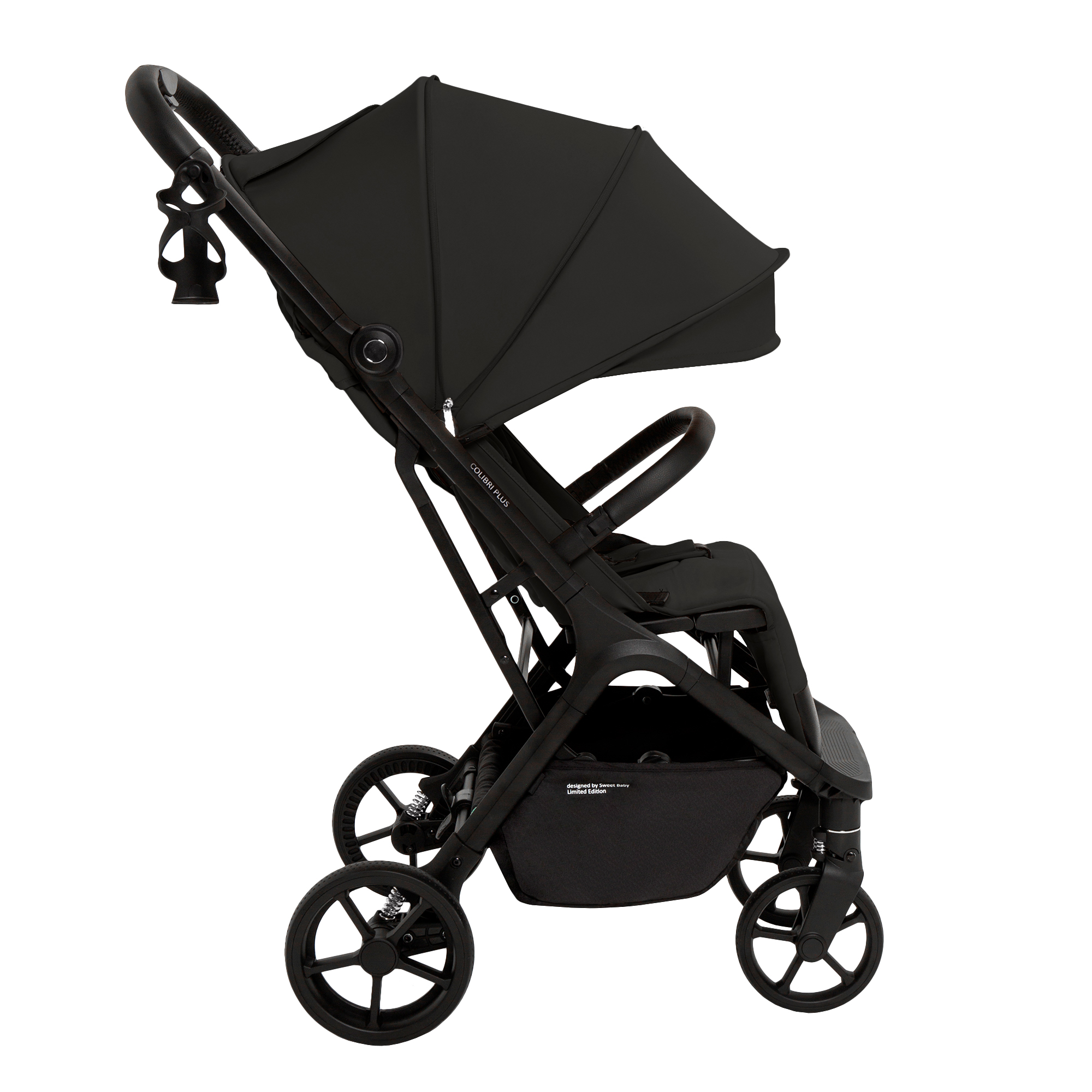 Коляска прогулочная Sweet Baby Colibri Plus Black черный - фото 12