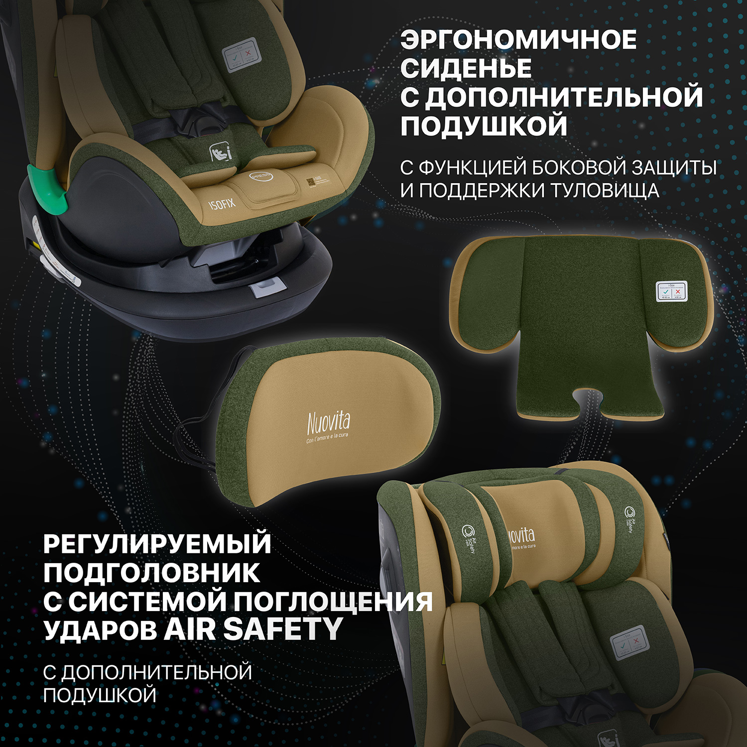 Автокресло Nuovita Isofix 0+/1/2/3 (0-36 кг) - фото 9