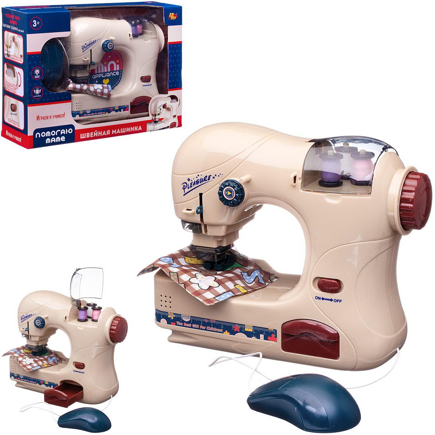 Швейная машинка игрушечная ABTOYS модель 2 имитация шитья - фото 3