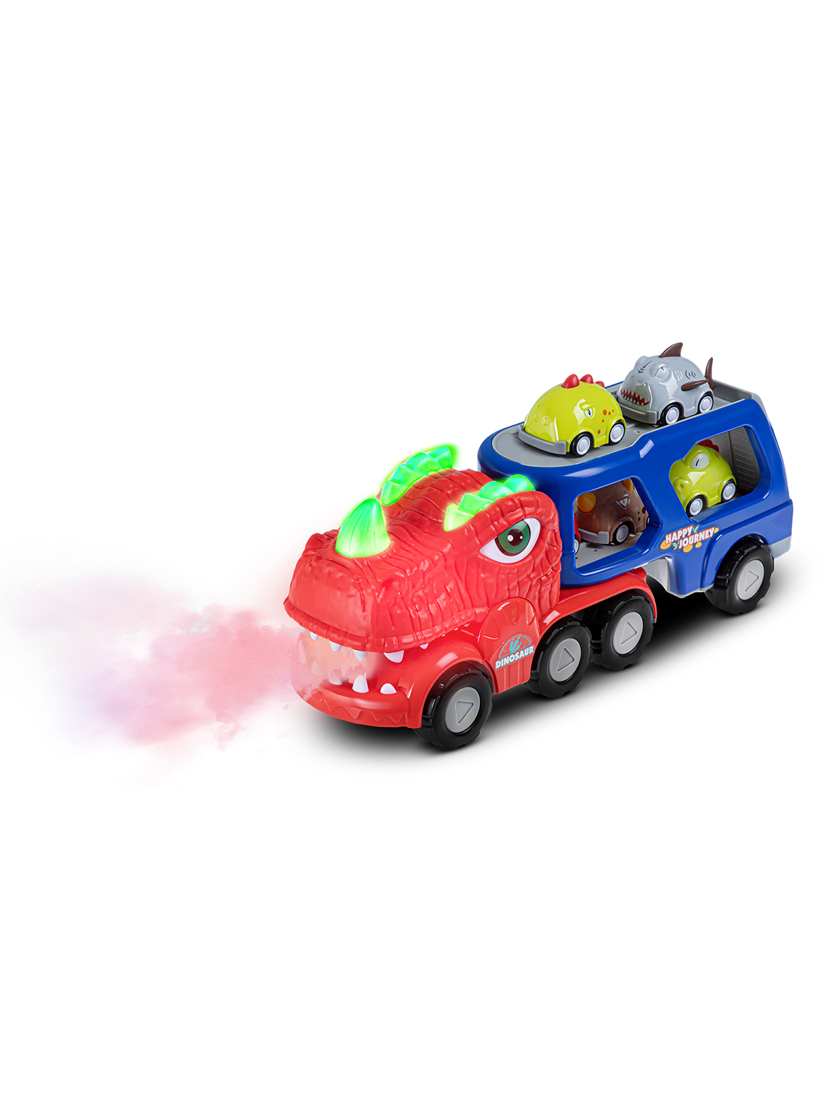 Автовоз AUTODRIVE Динозавр с паром JB0405012 - фото 8