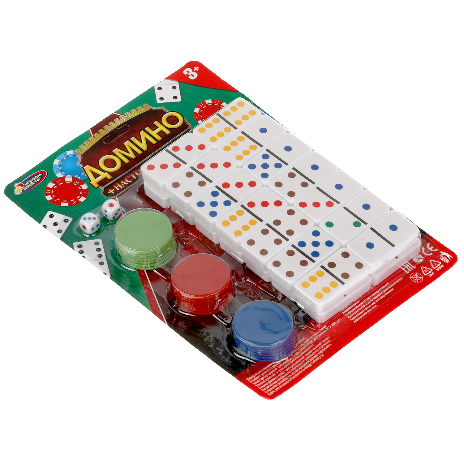 Настольная игра Играем вместе Домино - фото 8