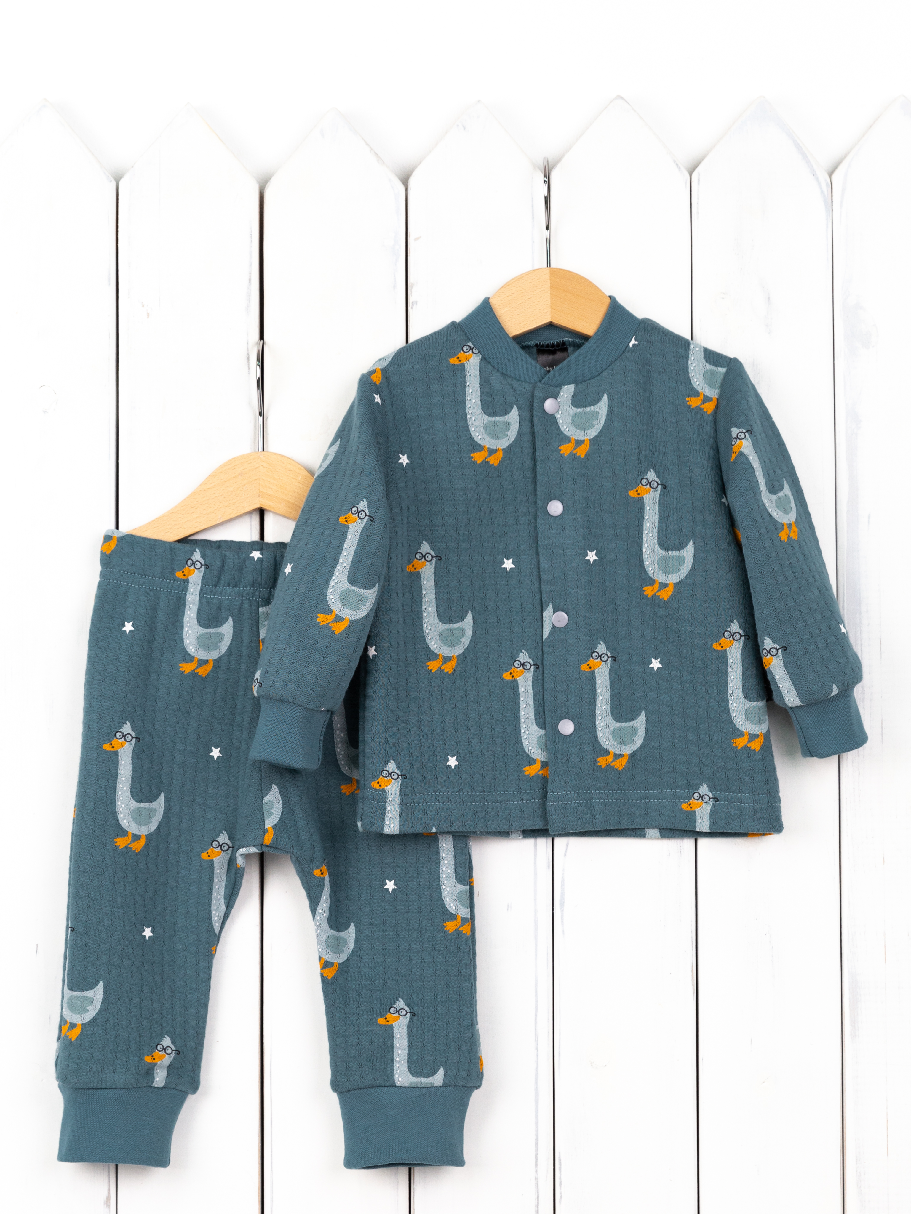 Комплект Baby boom КД489/8-К(М) Комплект детский (жакет+брюки/капитон/гуси) - фото 1