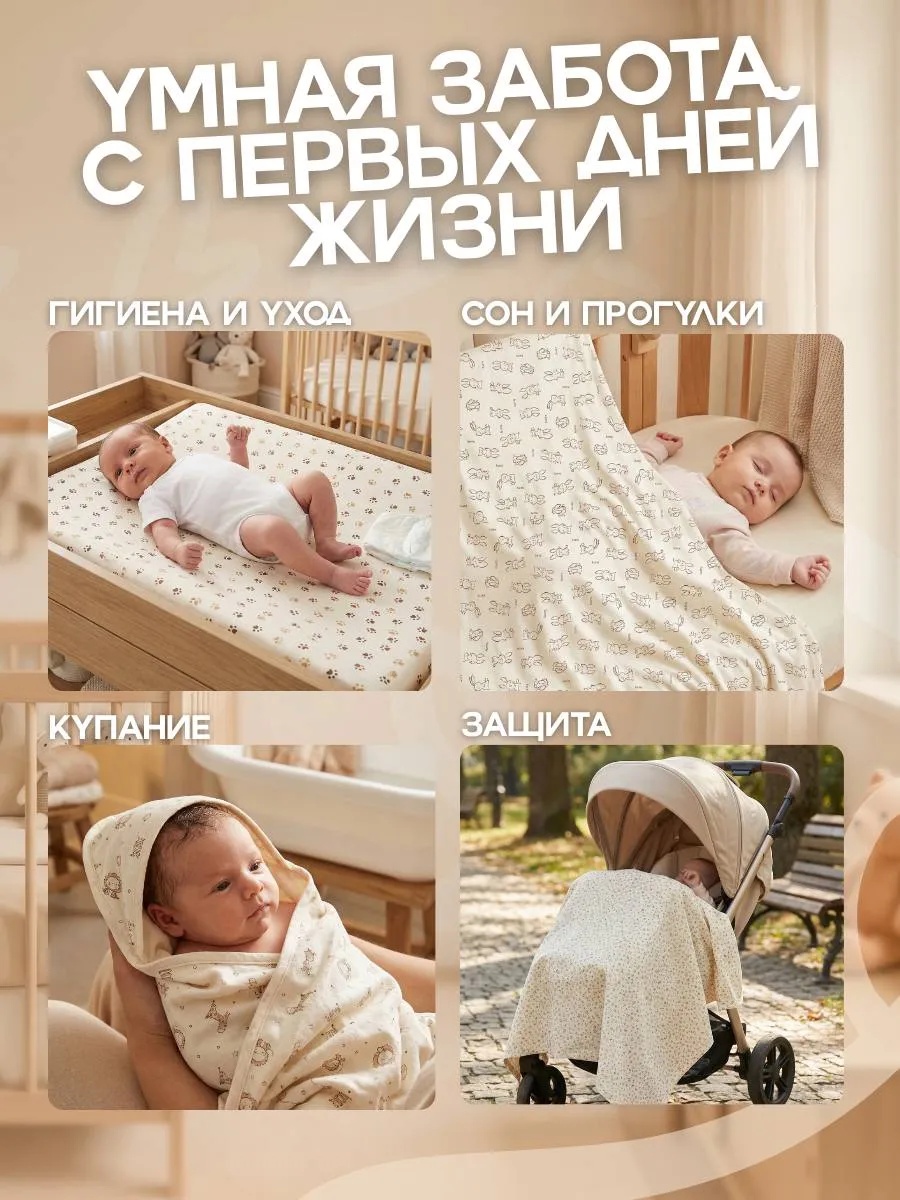 Пелёнка Bestroni 90х100 см 5 шт. - фото 7