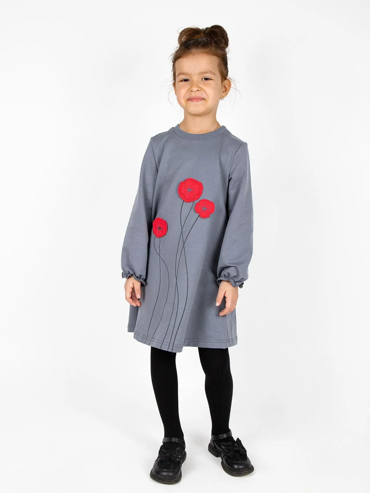 Платье Осьминожка 423-169/пв маки - фото 6