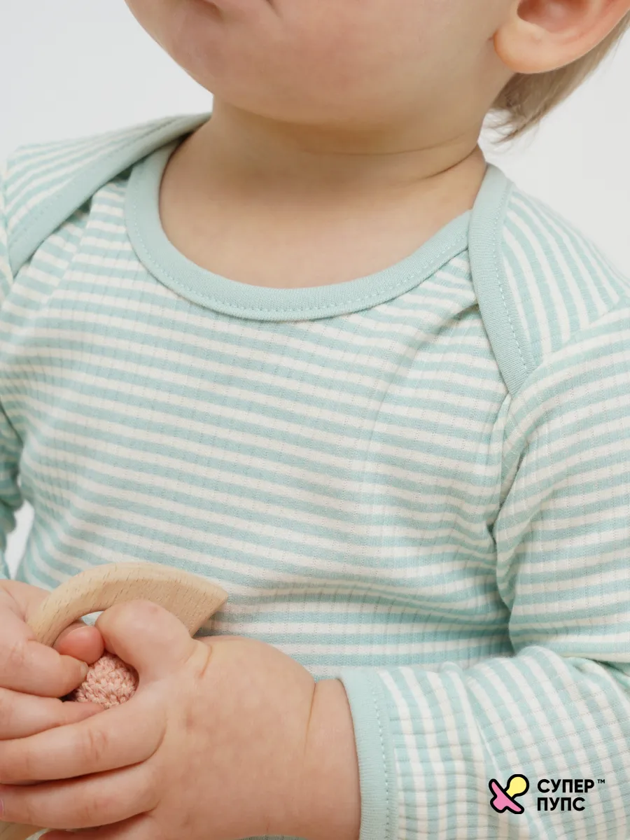 Боди 3 шт Супер Пупс нбр/3пр/бд/sk20/полоска/цветы - фото 24