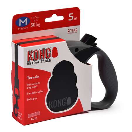 Рулетка KONG Terrain черная лента 5м до 30кг