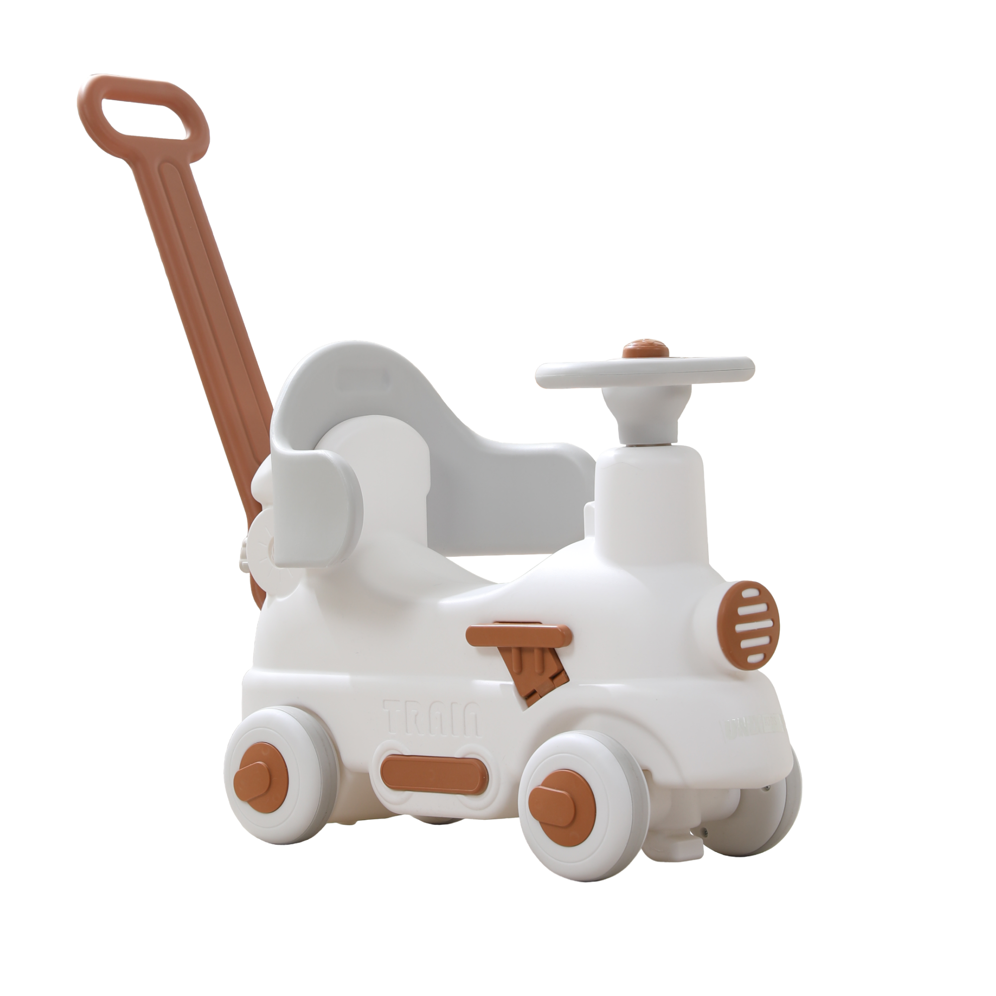 Качалка UNIX Kids Train с ручкой - фото 12
