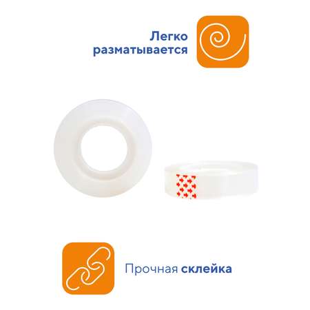 Узкий скотч WORKMATE прозрачный