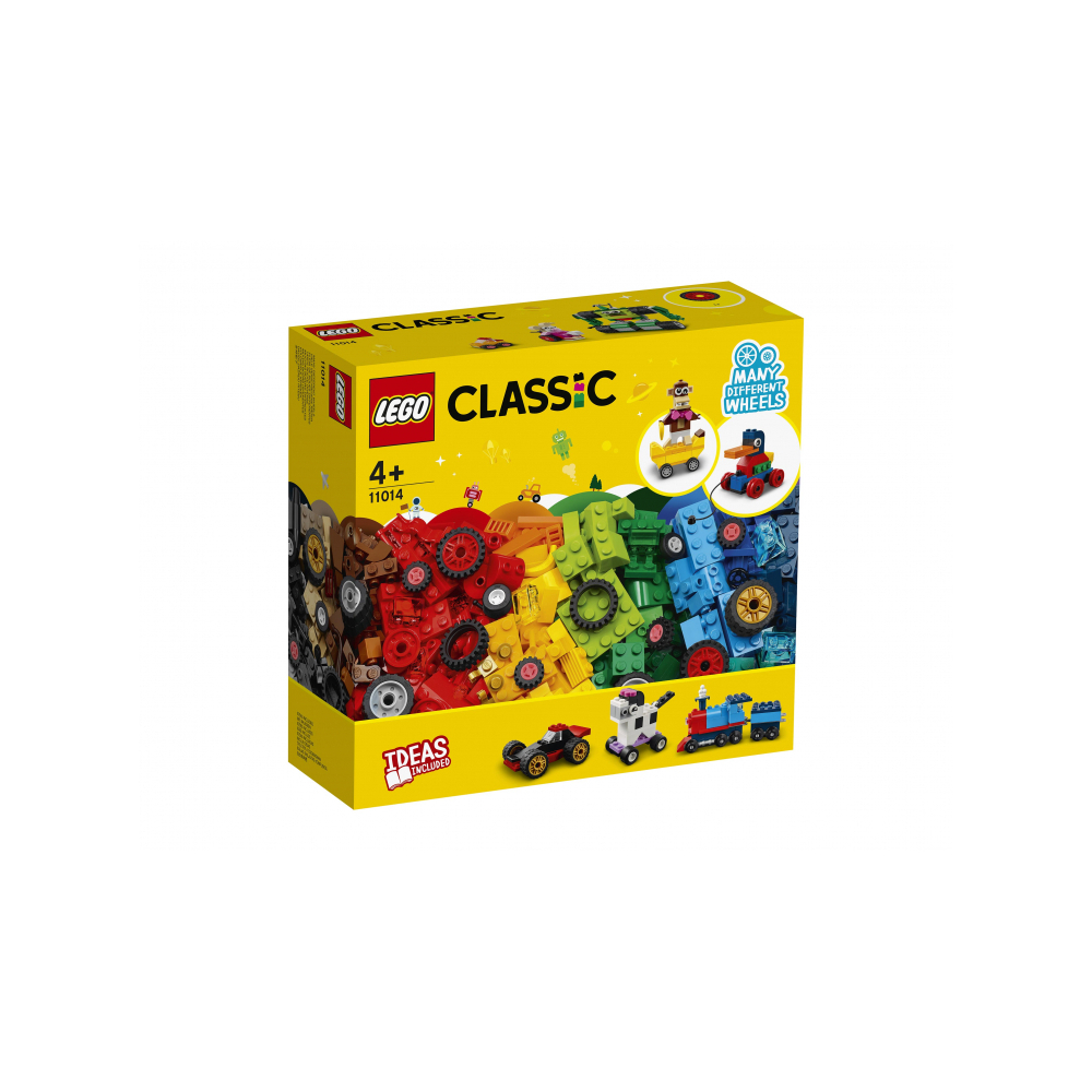 Конструктор LEGO Classic Кубики и колёса 11014 1 дет. - фото 1