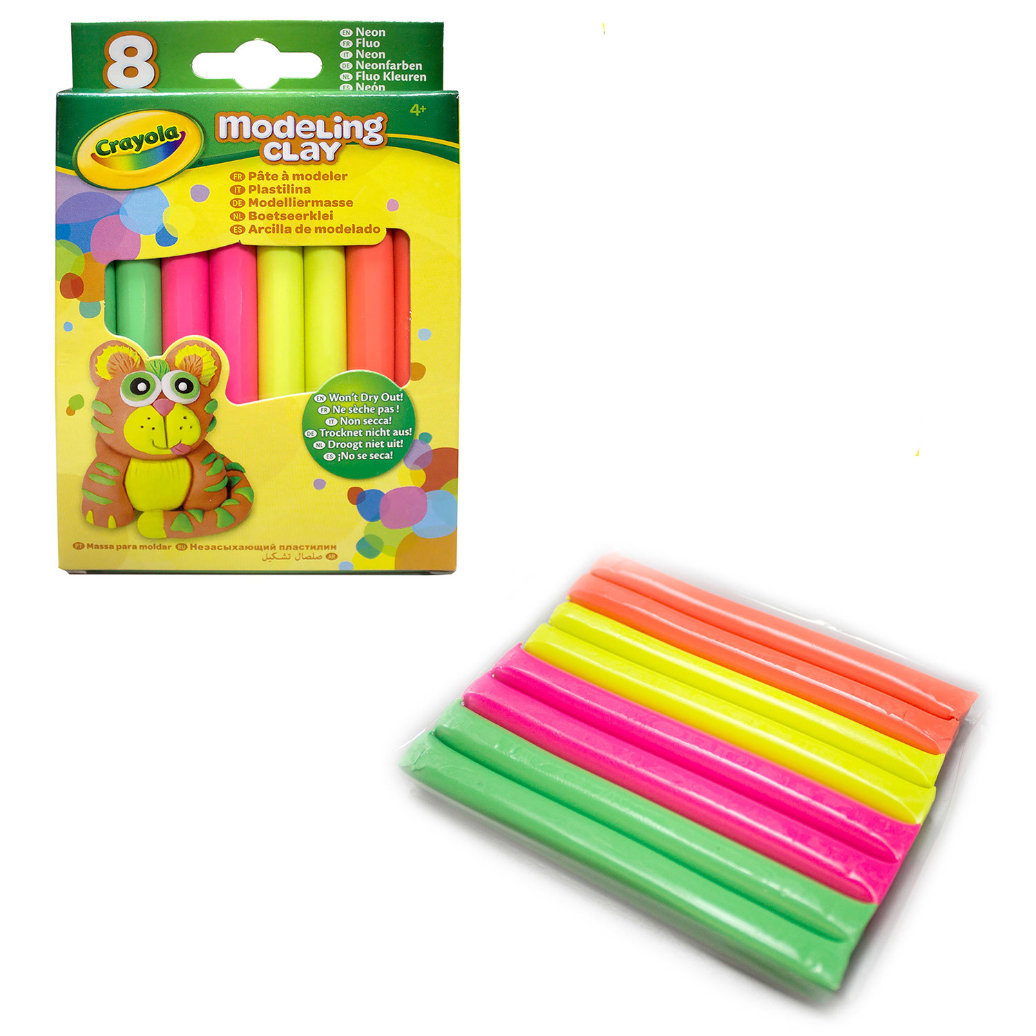 Пластилин Crayola 8 цв. в ассортименте - фото 6