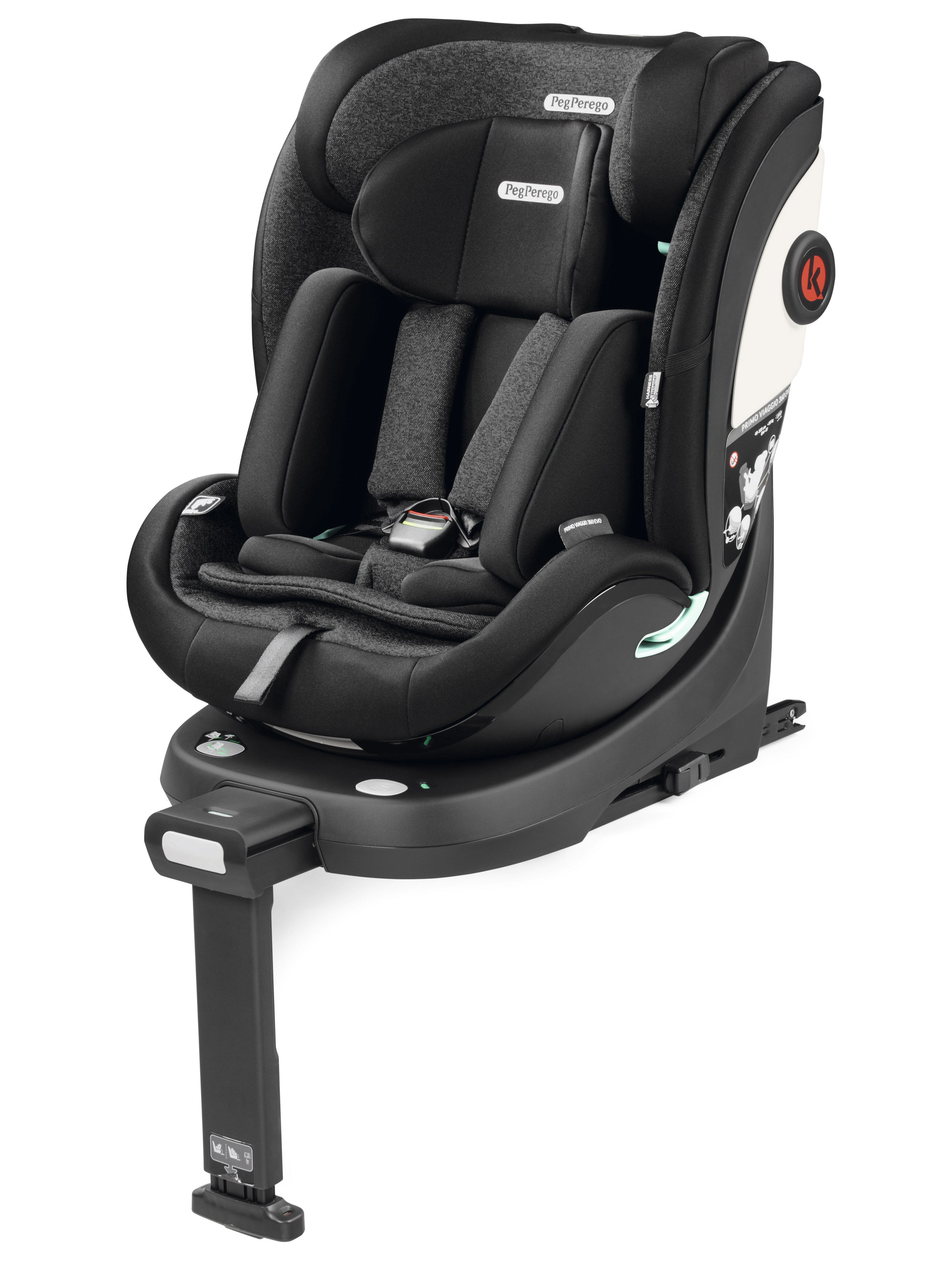 Автокресло Peg-Perego 360 Evo Isofix 0+/1/2/3 (0-36 кг) серый - фото 2