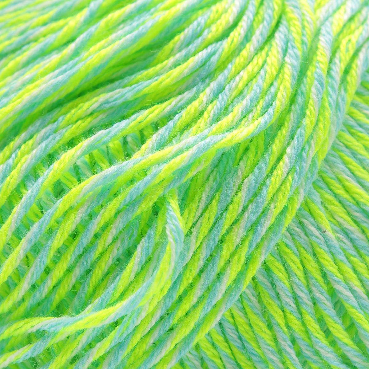 Пряжа для вязания YarnArt Baby cotton multicolor 50 гр 165 м хлопок акрил детская 10 мотков цвет 5206 - фото 3