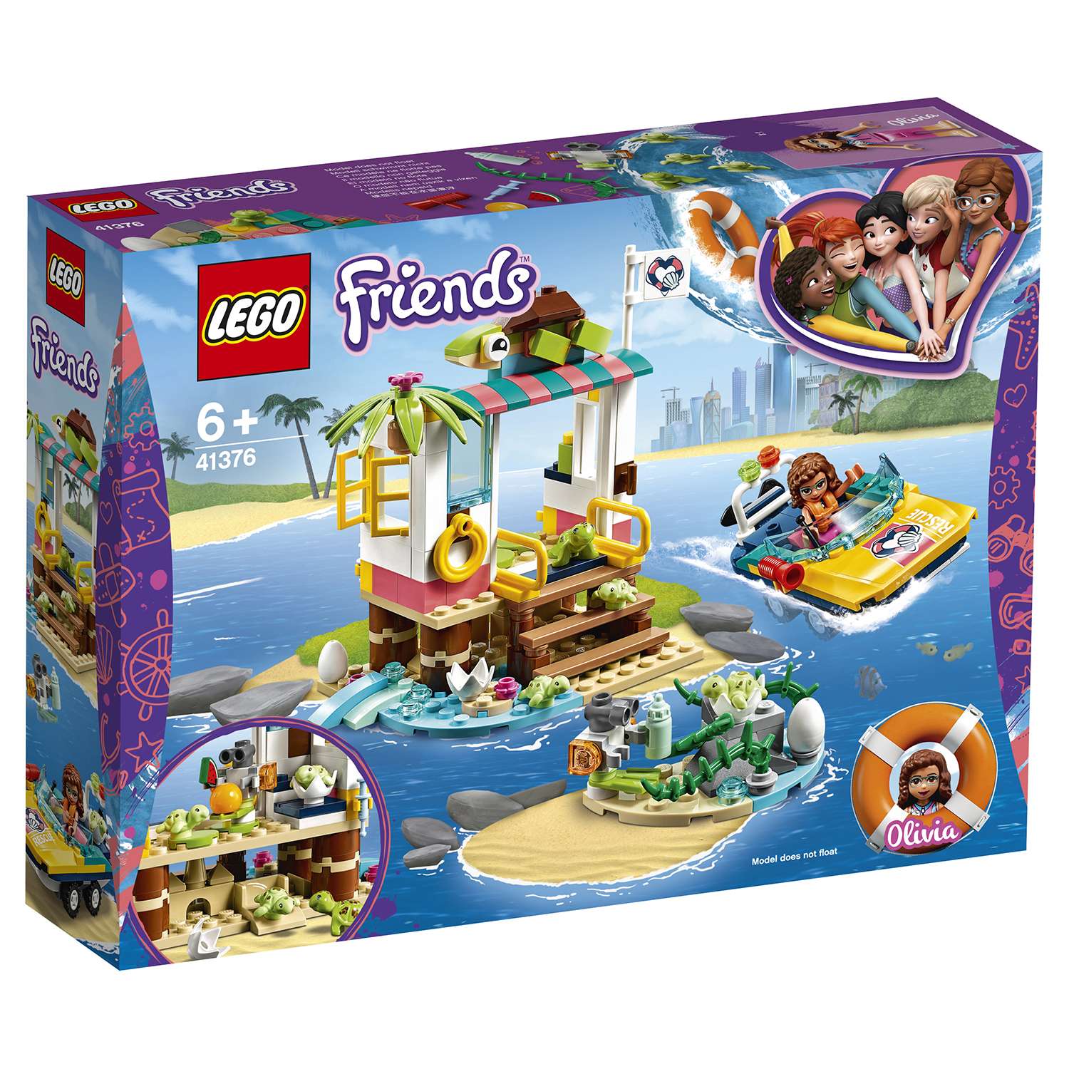 Конструктор LEGO Friends Спасение черепах блочный - фото 2