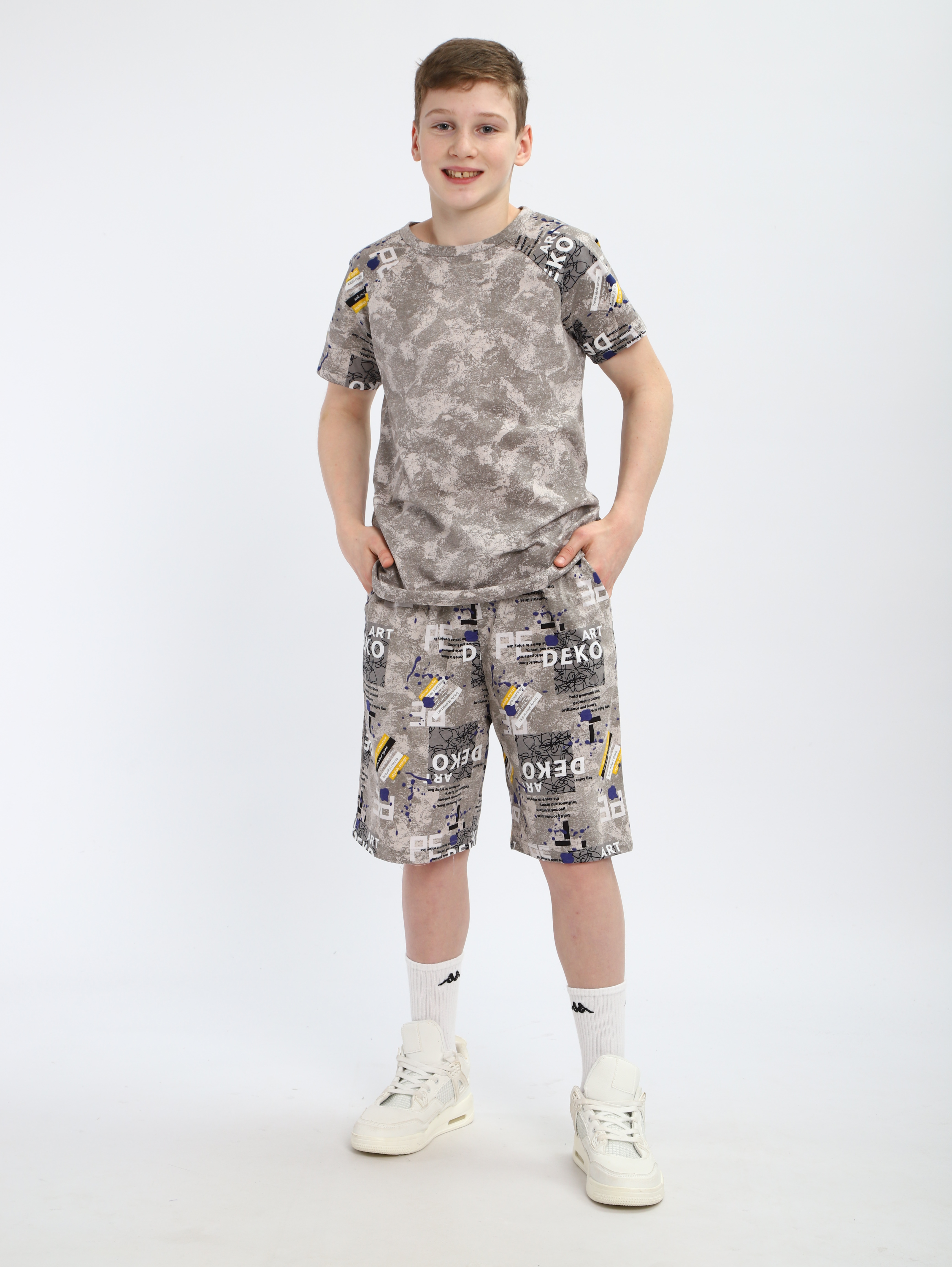 Костюм ЛАДОШКИ Комплект Андрей светло-серый - фото 9