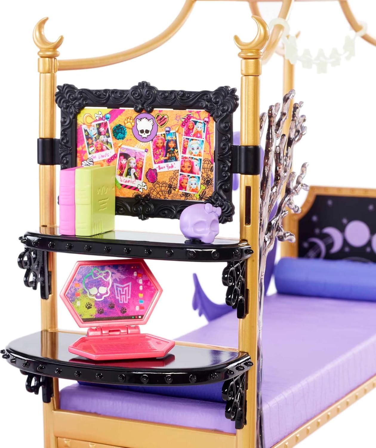 Аксессуар для кукол Monster High шкаф, кресло, кровать HHK64 - фото 2