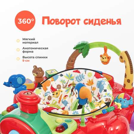 Ходунки Nuovita Treno красный