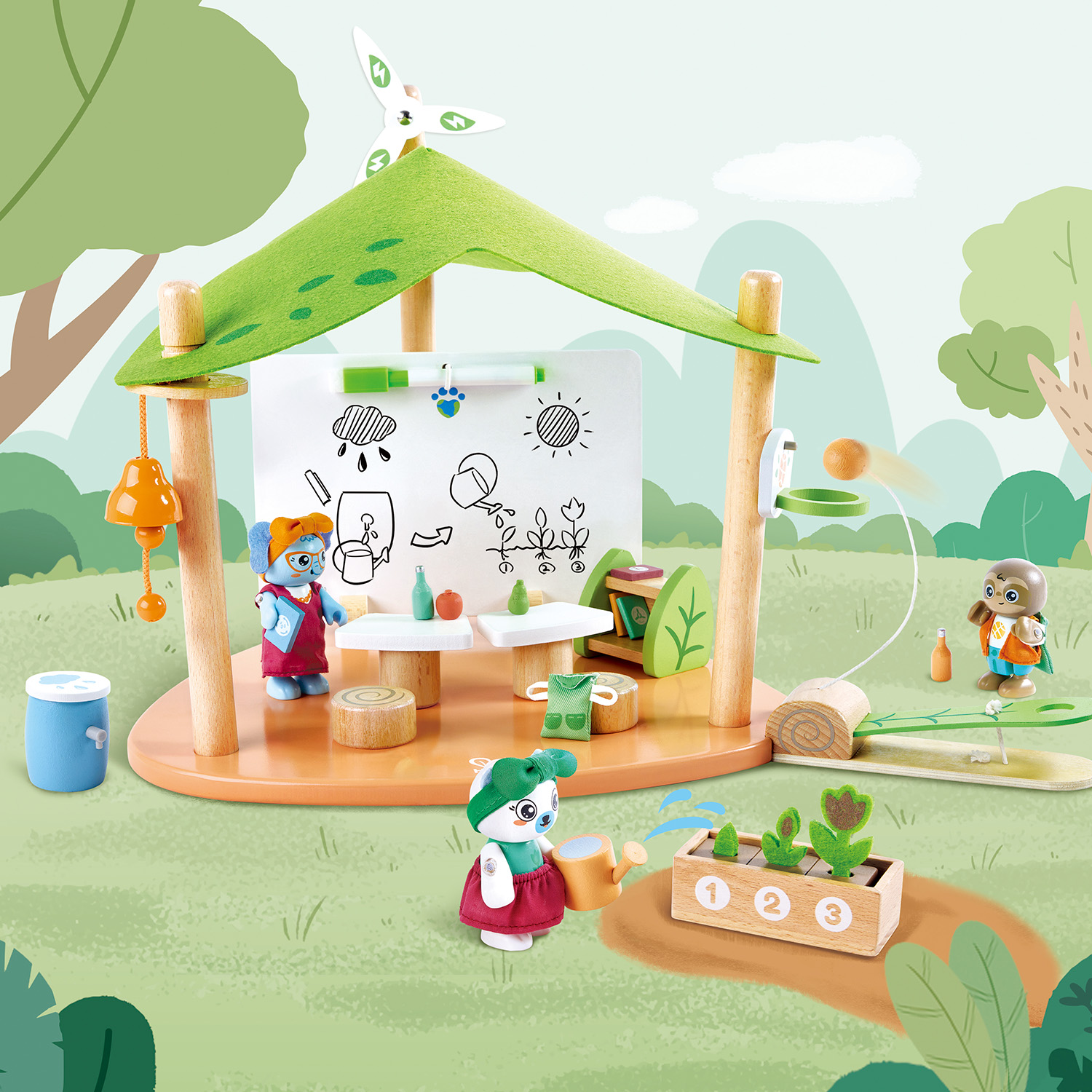 Игровой набор Hape Лесная школа - фото 2