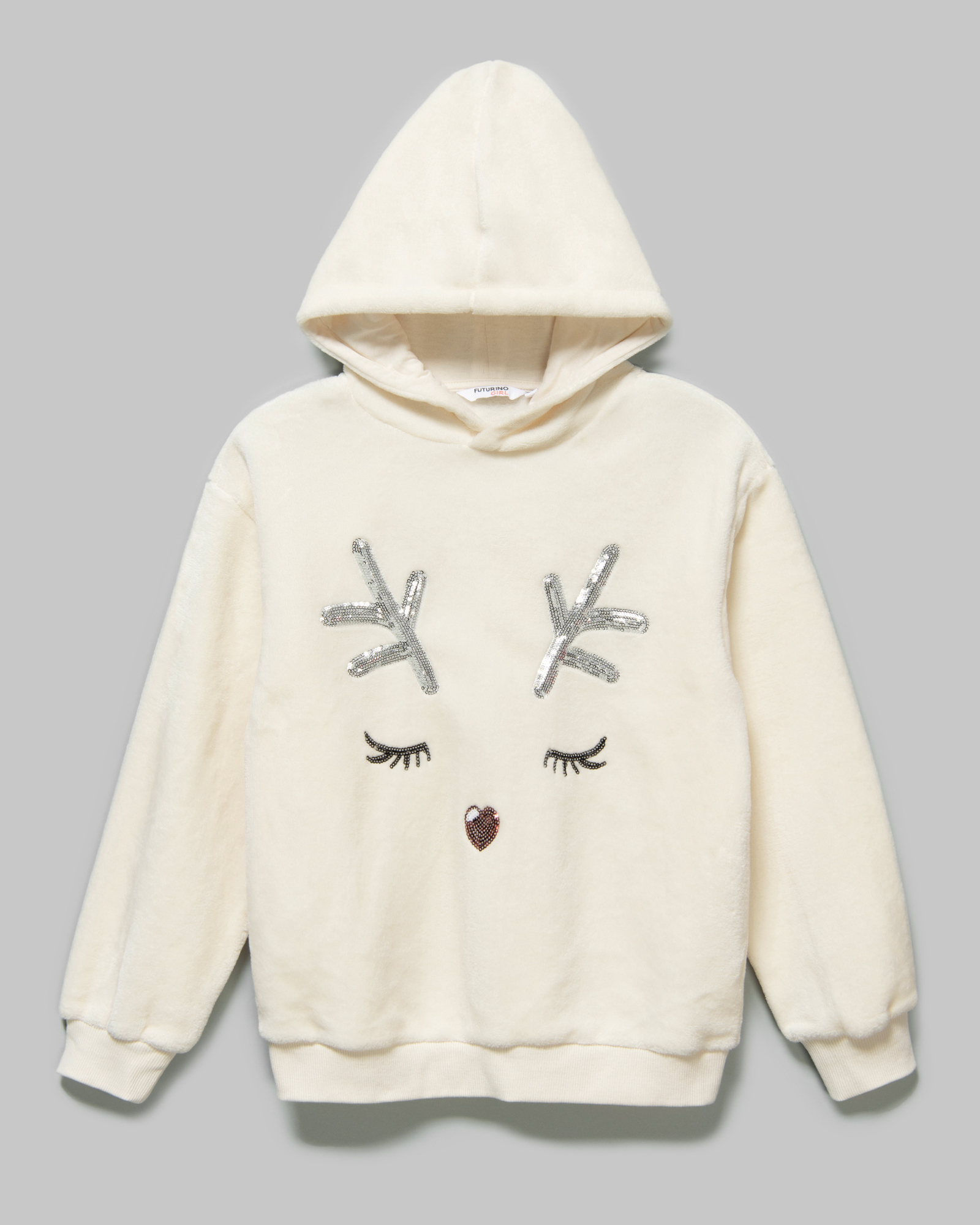 Худи Futurino с пайетками W24NY-G35FUtg-F0 - фото 2