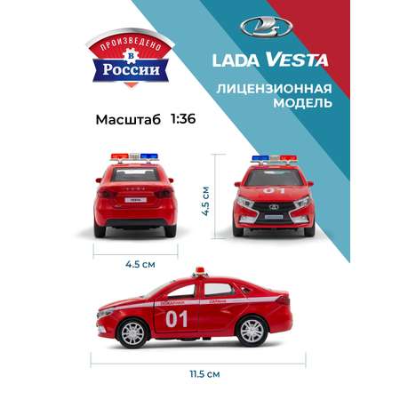 Пожарная машина . LADA Lada/Лада 1:34 в ассортименте