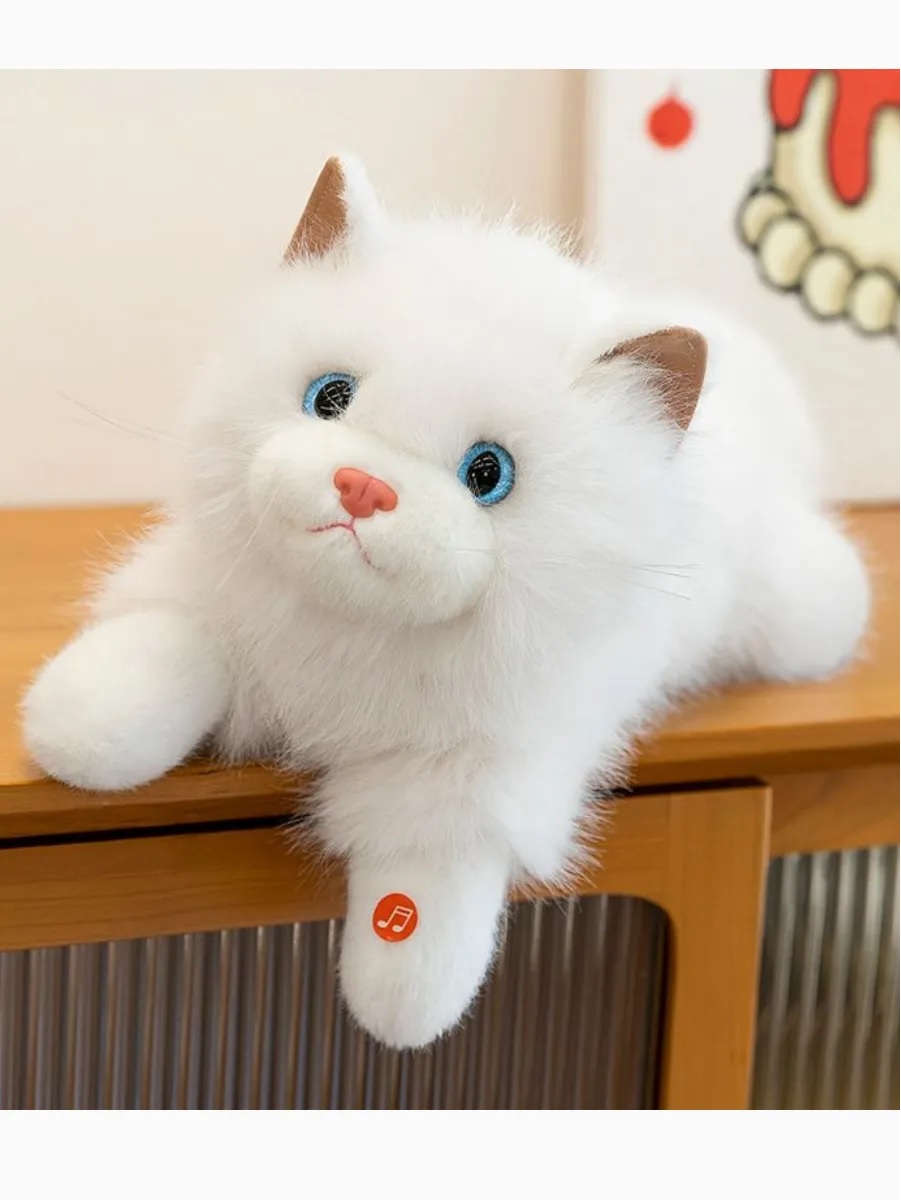 Мягкая игрушка ТОТОША Котик плюшевый со звуком 40см - фото 9