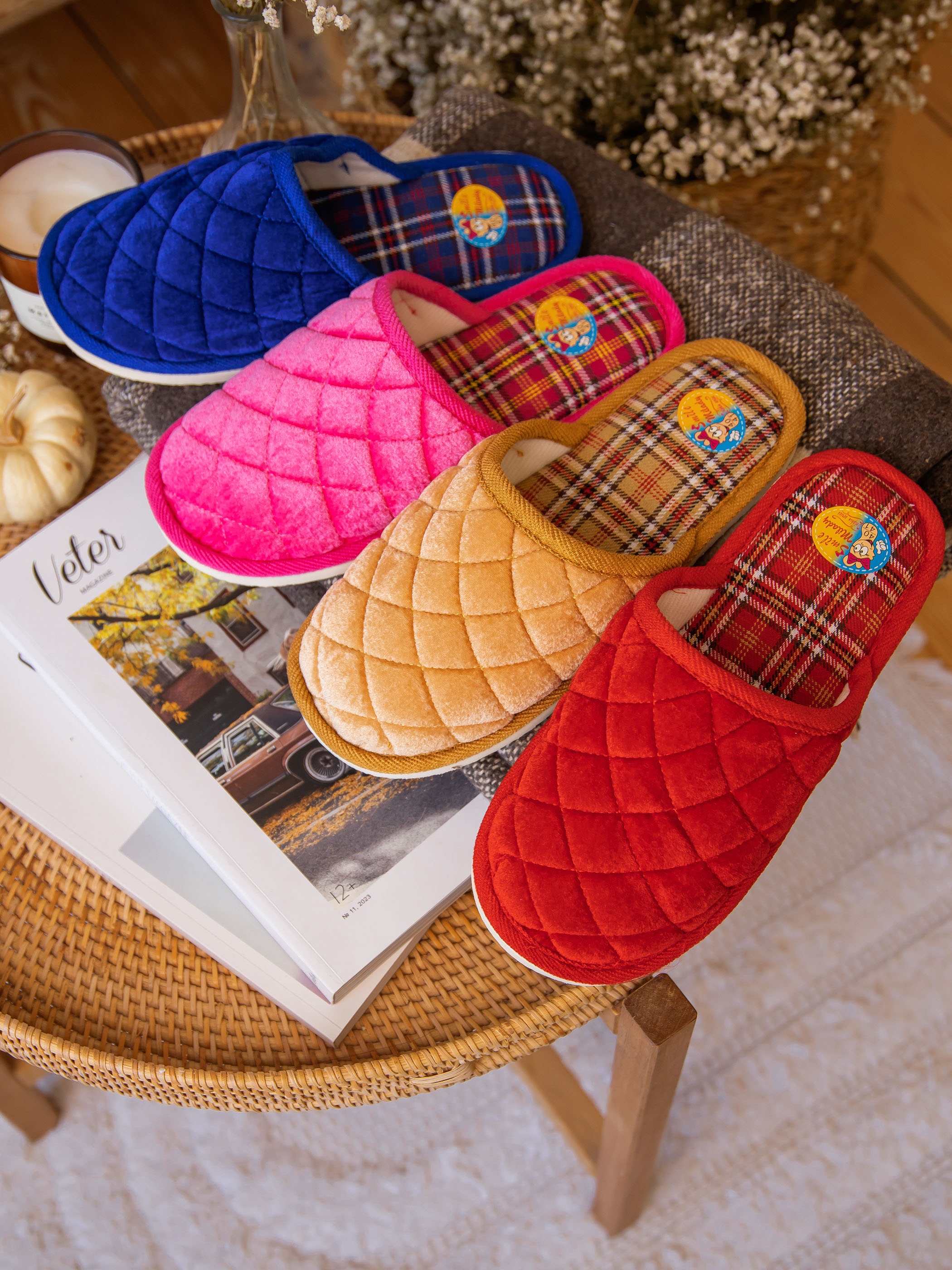 Тапочки SMILE of MILADY A-70-148-08 зак. - фото 8