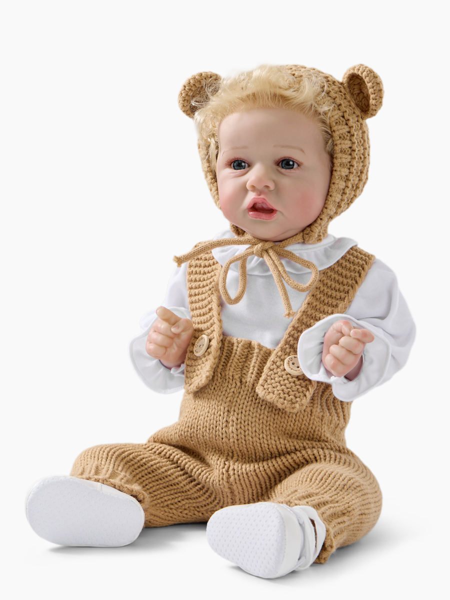 Кукла классическая Happy Baby Саша пупс высота 55 см 332015_beige - фото 12