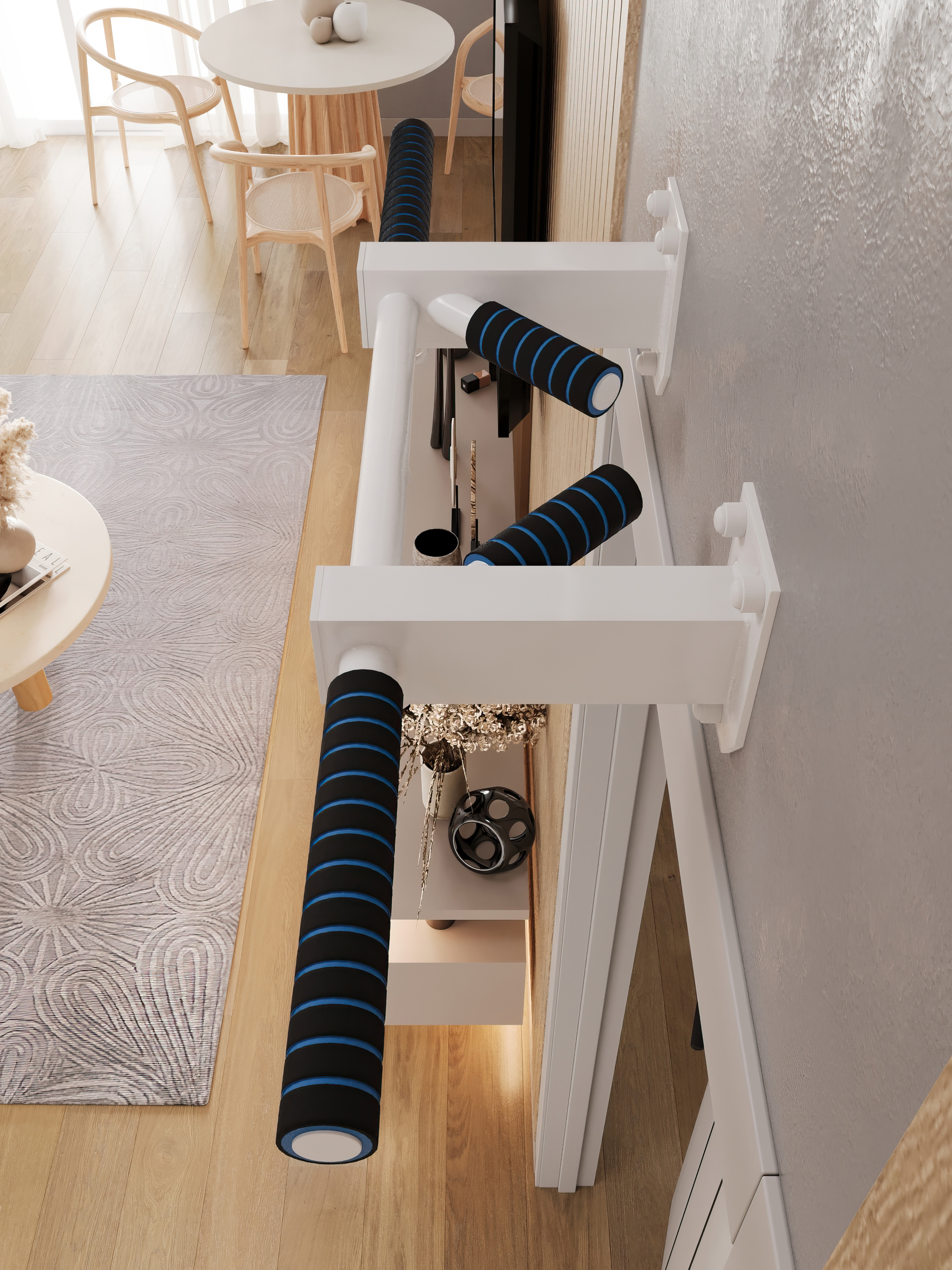 Турник наддверный "Бизон" COMFORT - неопреновое покрытие - фото 11