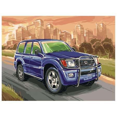 Картина по номерам Белоснежка Toyota Land Cruiser