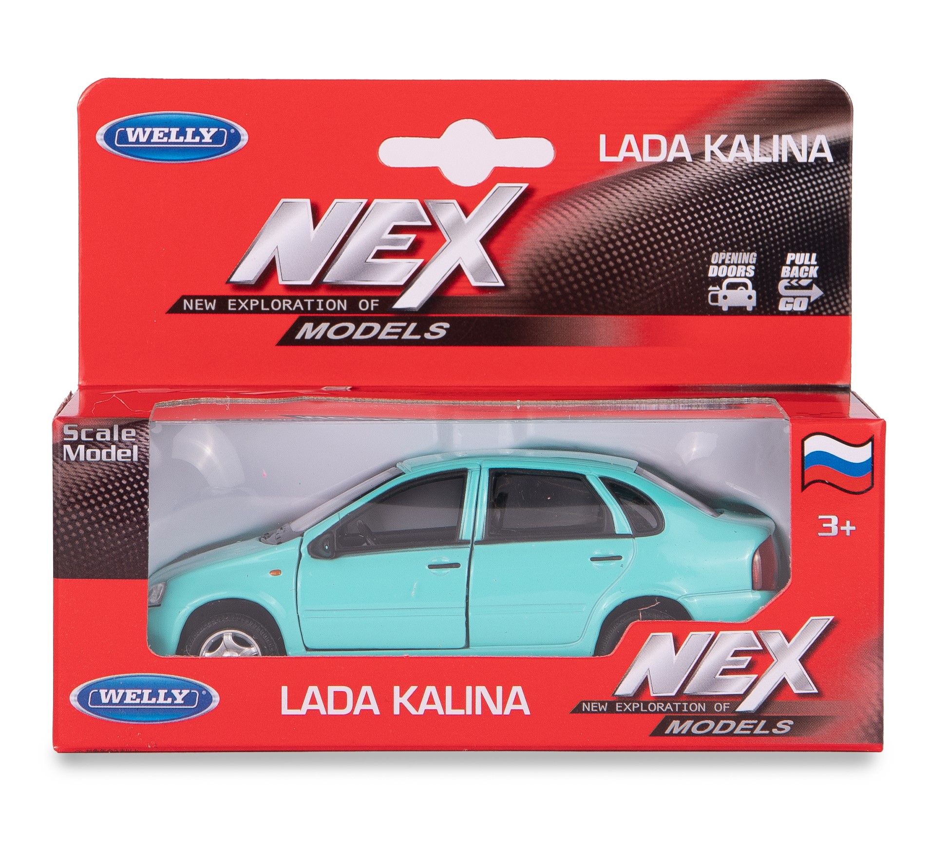 Автомобиль Welly LADA Kalina в ассортименте 42383W - фото 2