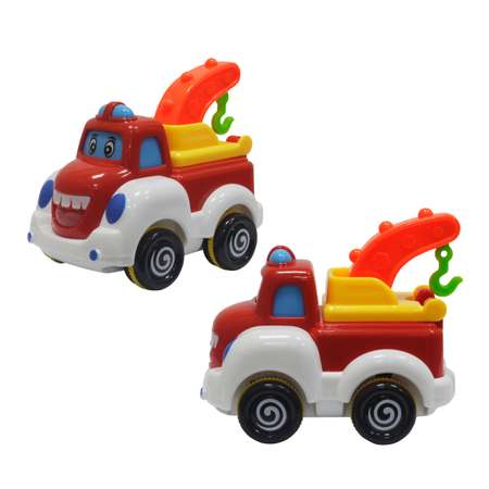 Инерционные машинки 1TOY с мордочкой в ассортименте