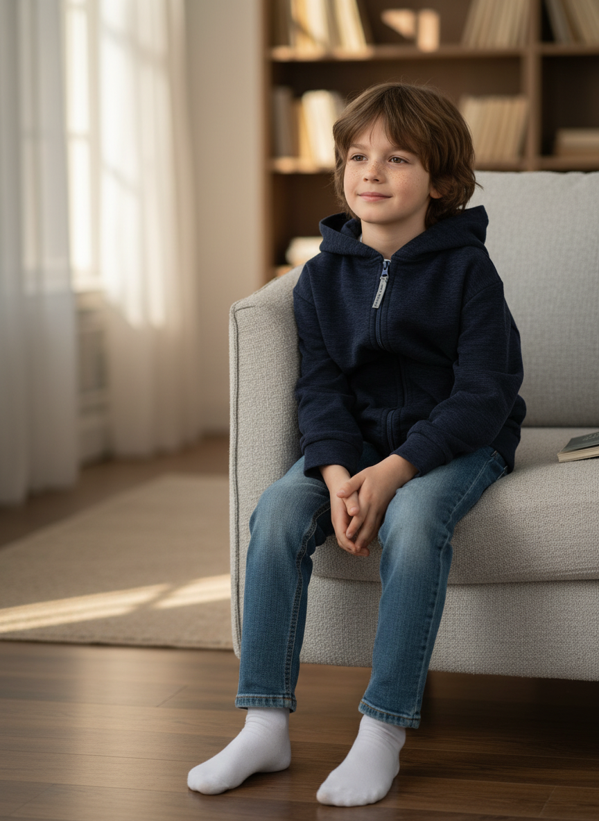 Толстовка Утенок 601кт т.синий - фото 1