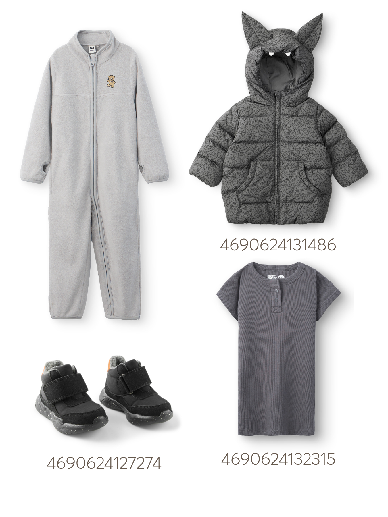 Комбинезон Happy Baby 89104_grey/80–86 - фото 10