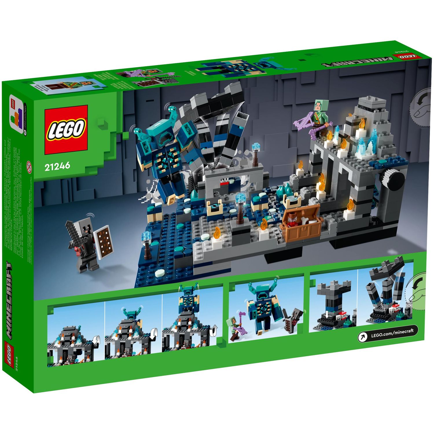 Конструктор LEGO Minecraft The Deep Dark Battle блочный - фото 7
