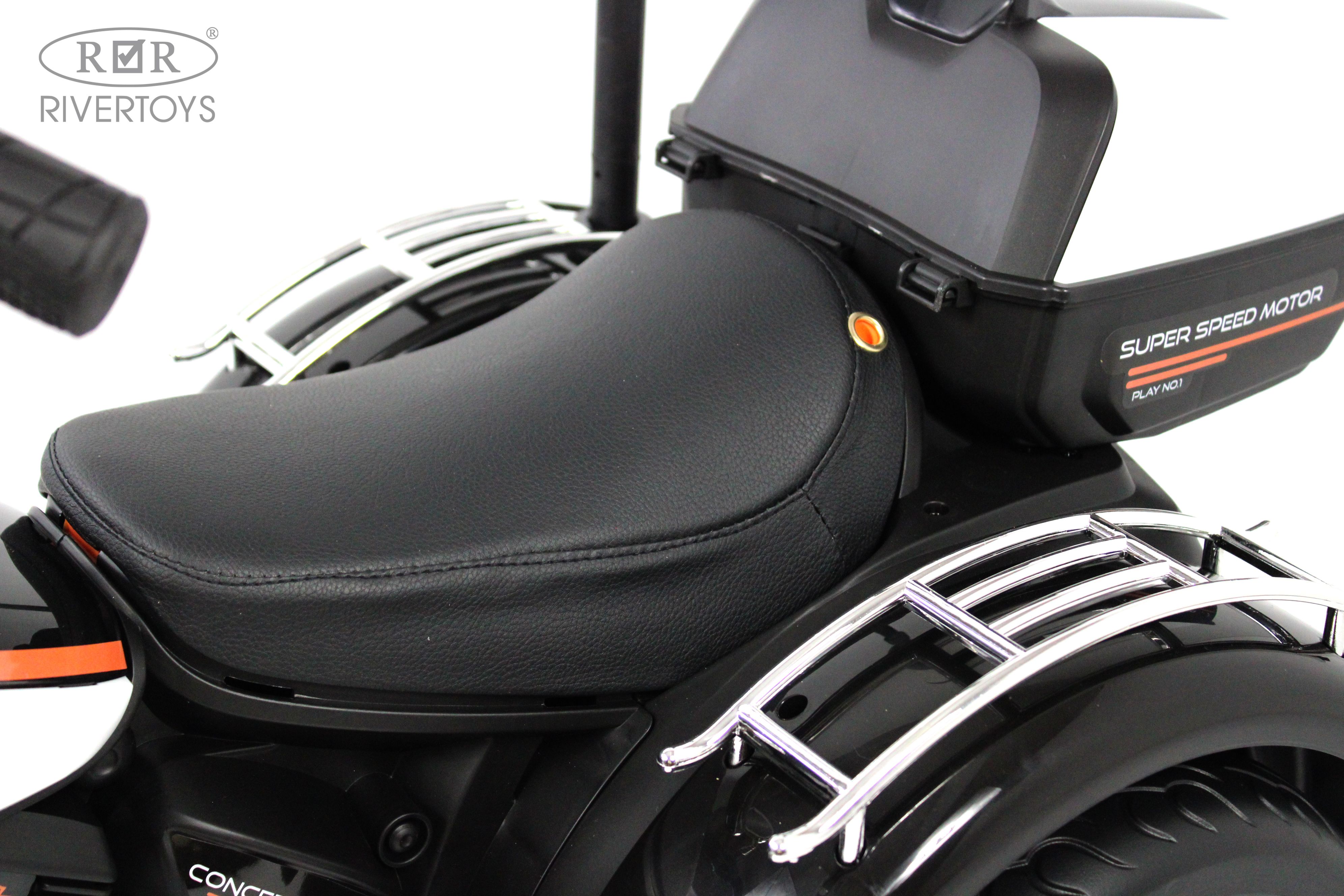 Электромобиль RIVERTOYS K003PX-WHITE - фото 8