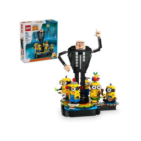 Конструктор LEGO Minions Грю и миньоны блочный