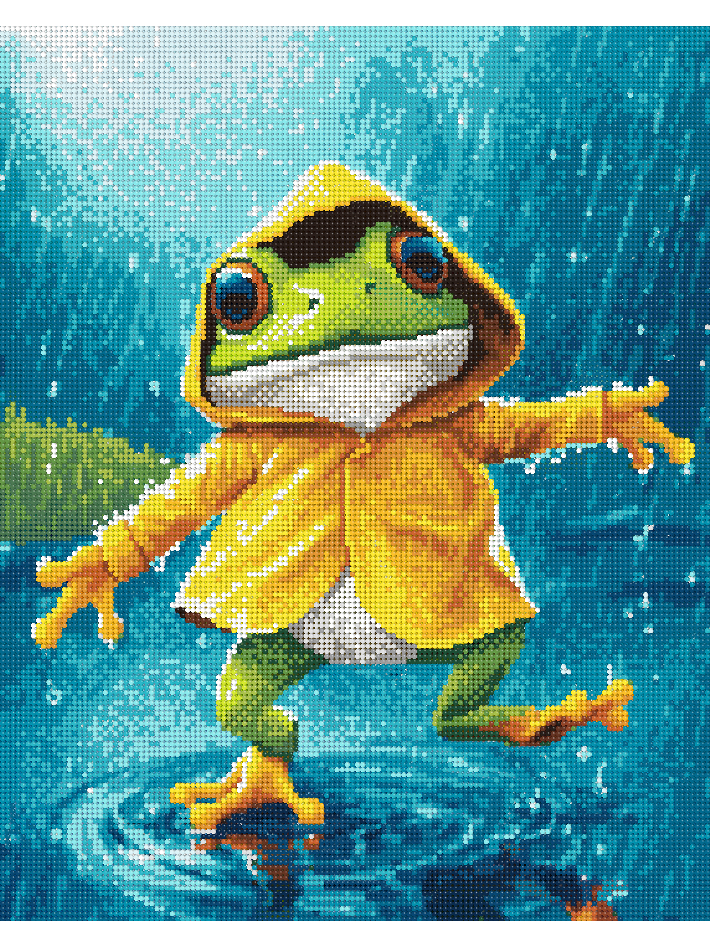 Алмазная мозаика Art sensation Первый дождь в ассортименте - фото 2