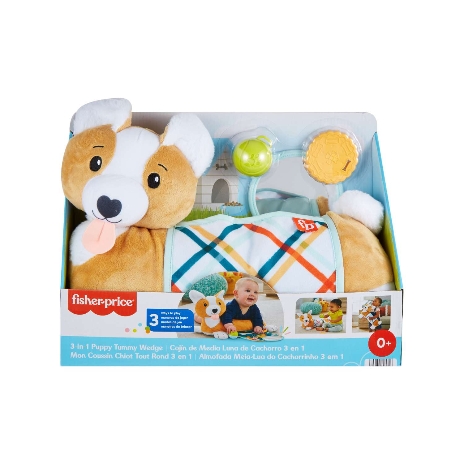 Игрушка Fisher Price Puppy Tummy Wedge - фото 6