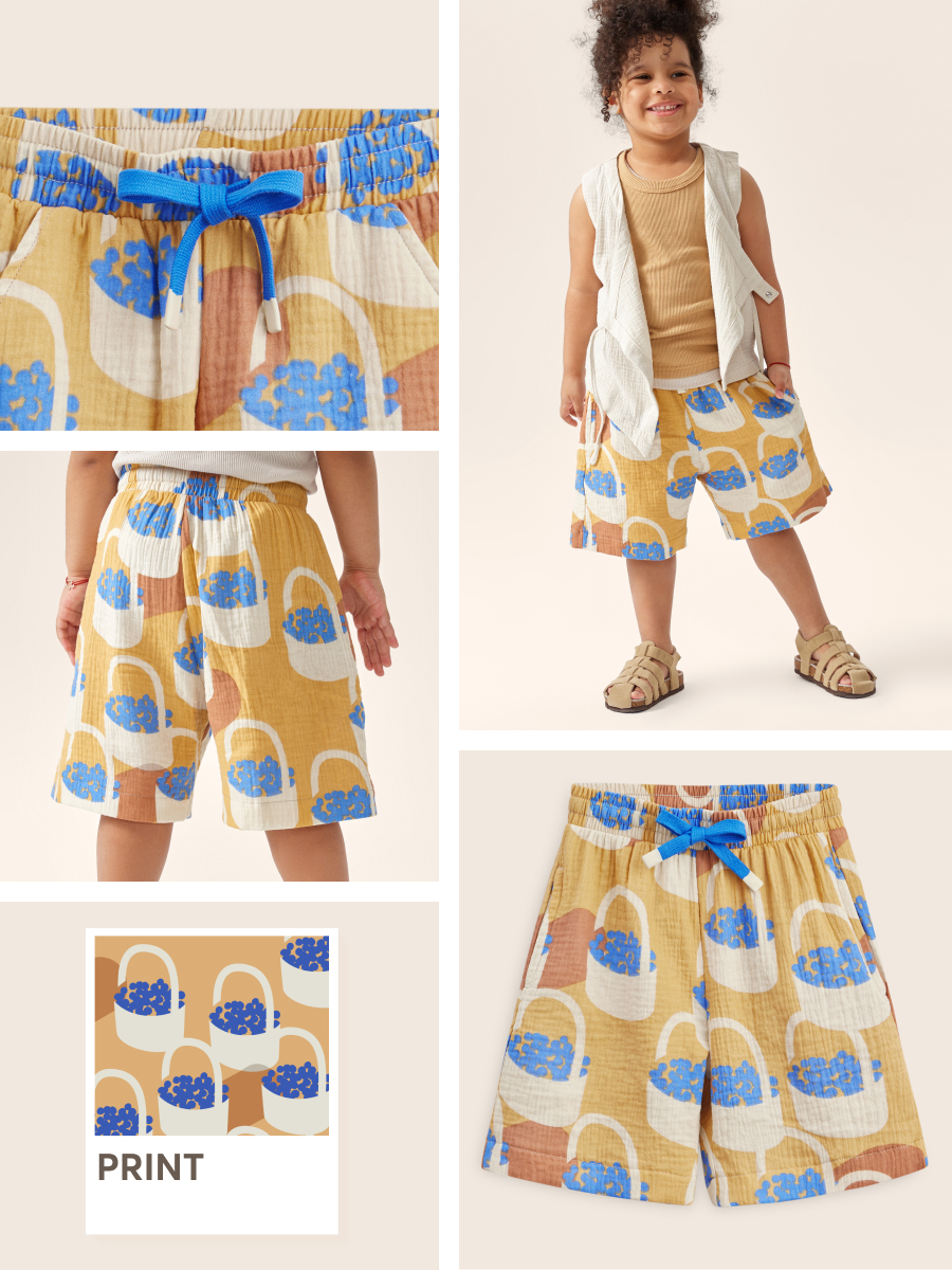 Шорты Happy Baby 88131_flower-basket - фото 2