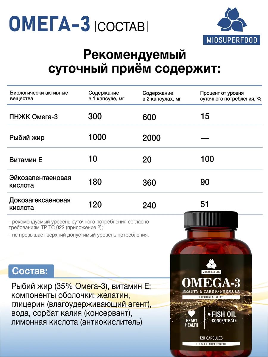 Miosuperfood Миофарм Для сердца - фото 4