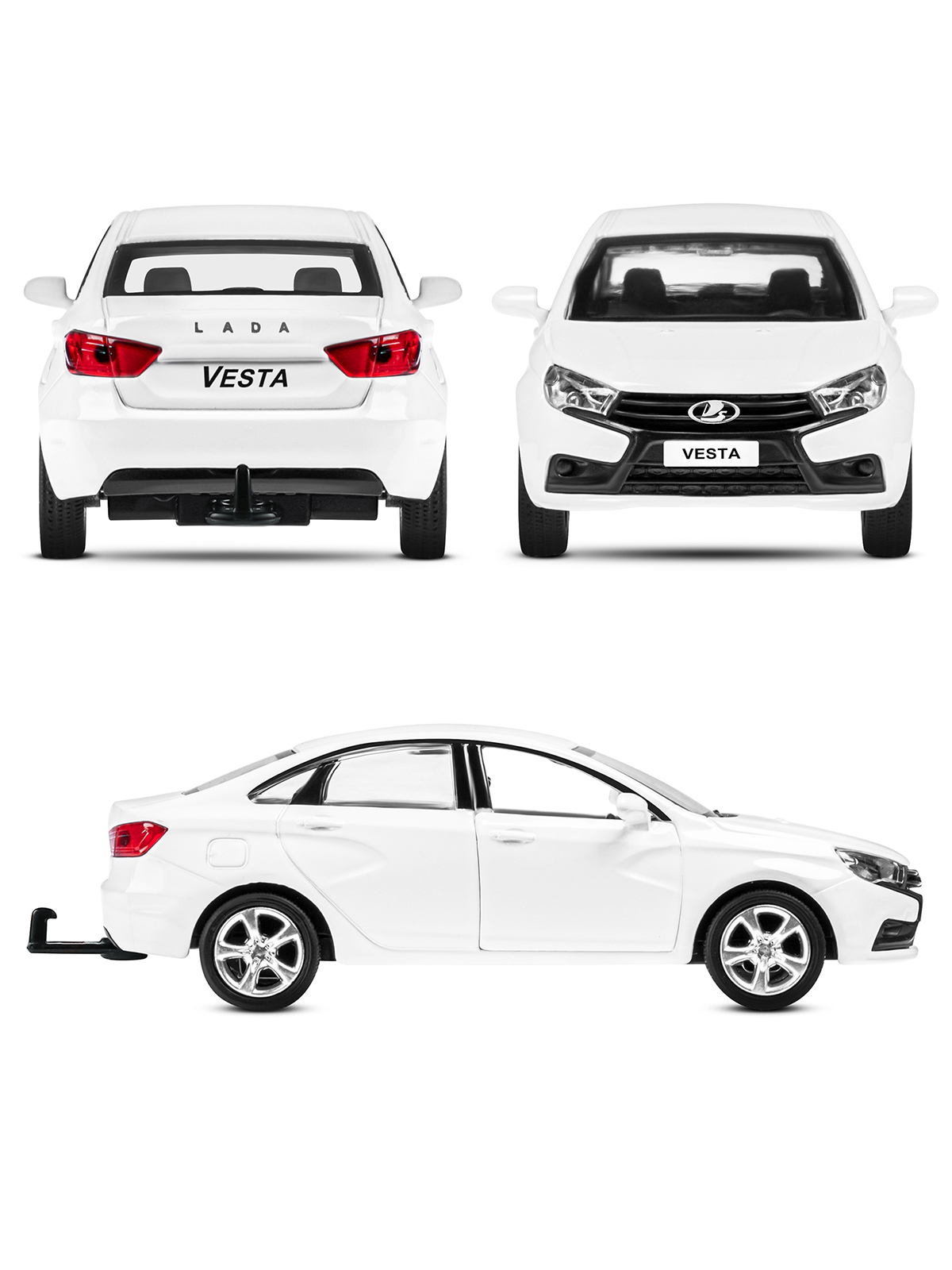 Автомобиль АВТОпанорама LADA Vesta 1:43 JB1251623 - фото 8