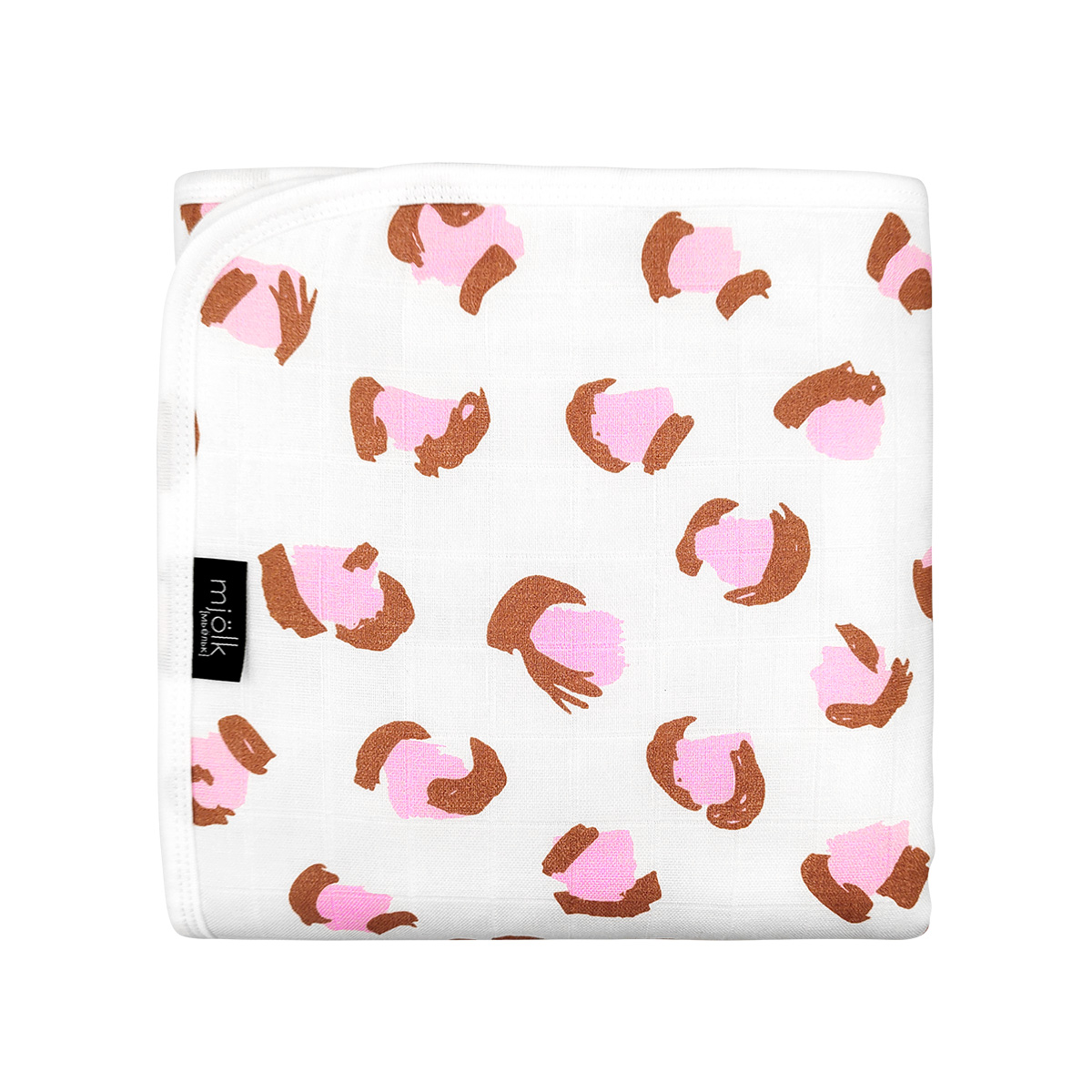 Одеяло Mjolk Леопард 76 x 100 см муслин - фото 1