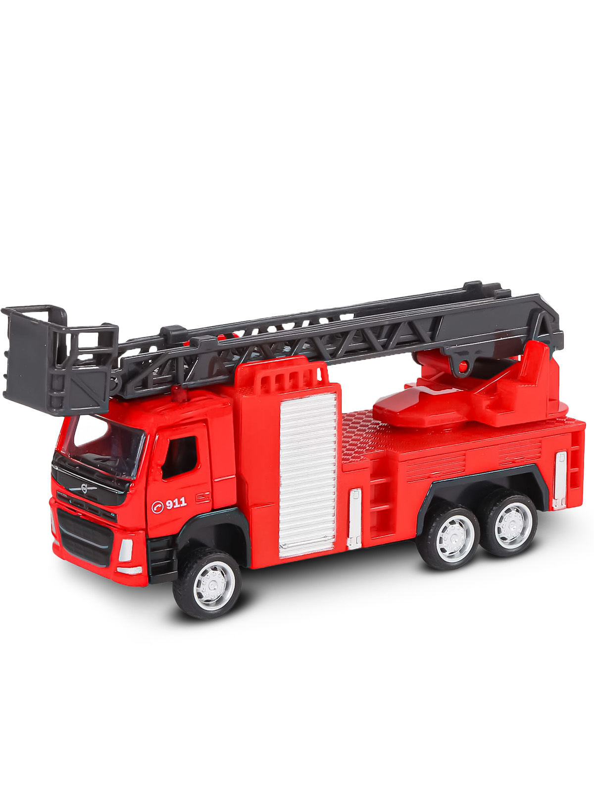Пожарная машина АВТОпанорама Volvo FM Пожарная служба 1:72 JB1251450 - фото 14