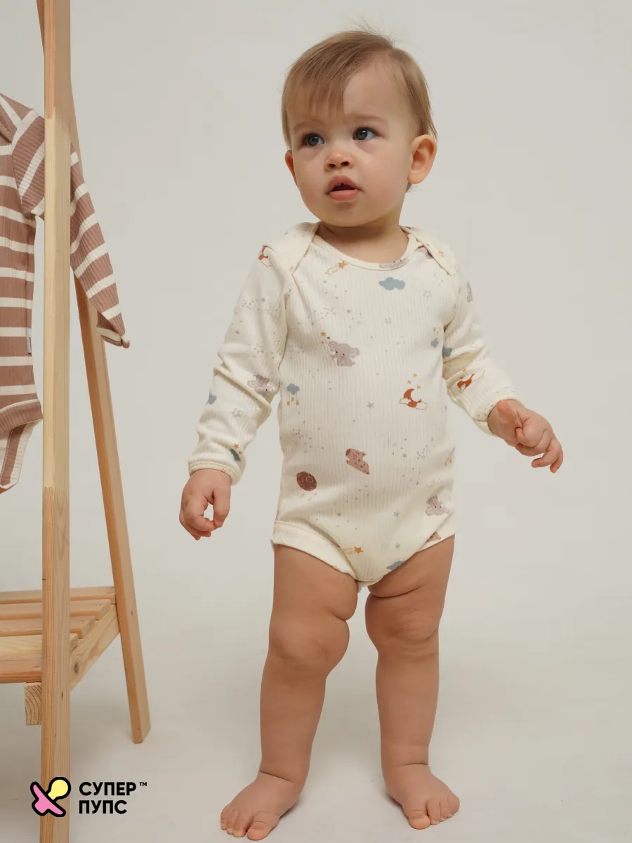Боди 3 шт Супер Пупс нбр/3пр/бд/sk20/полоска/сон - фото 14