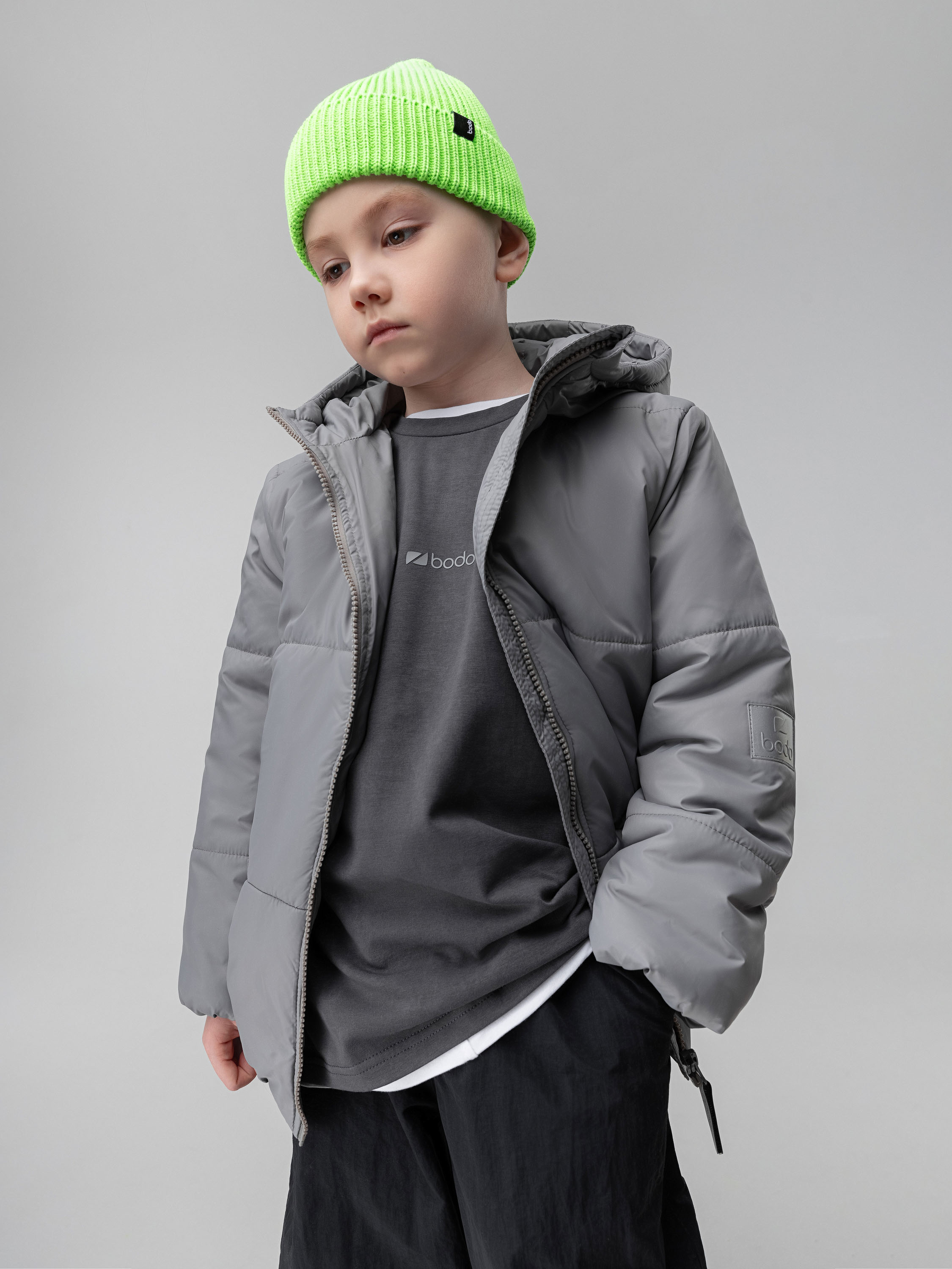 Куртка Bodo 32-83MU_серый - фото 2