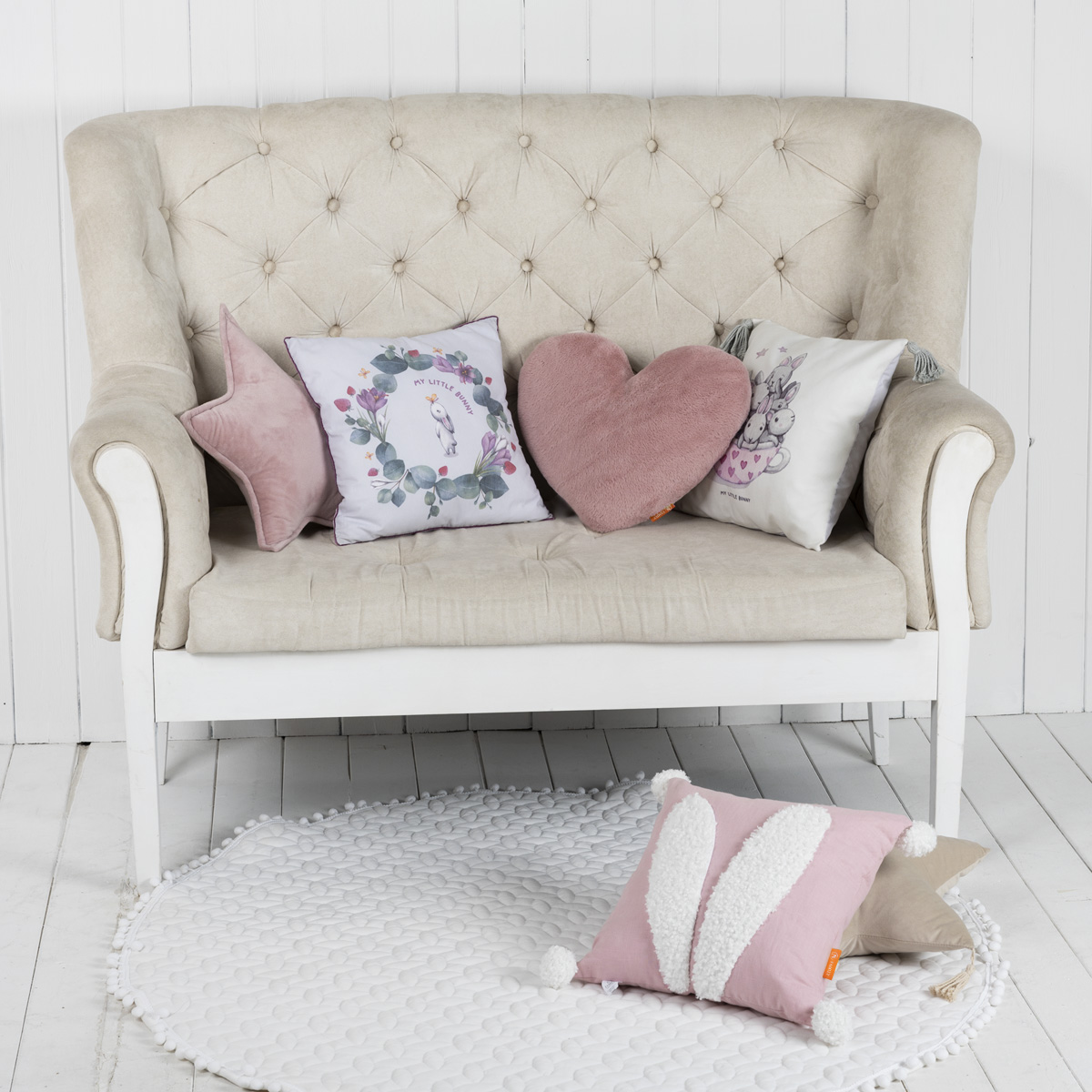 Подушка декоративная N Family Heart dusty rose - фото 5