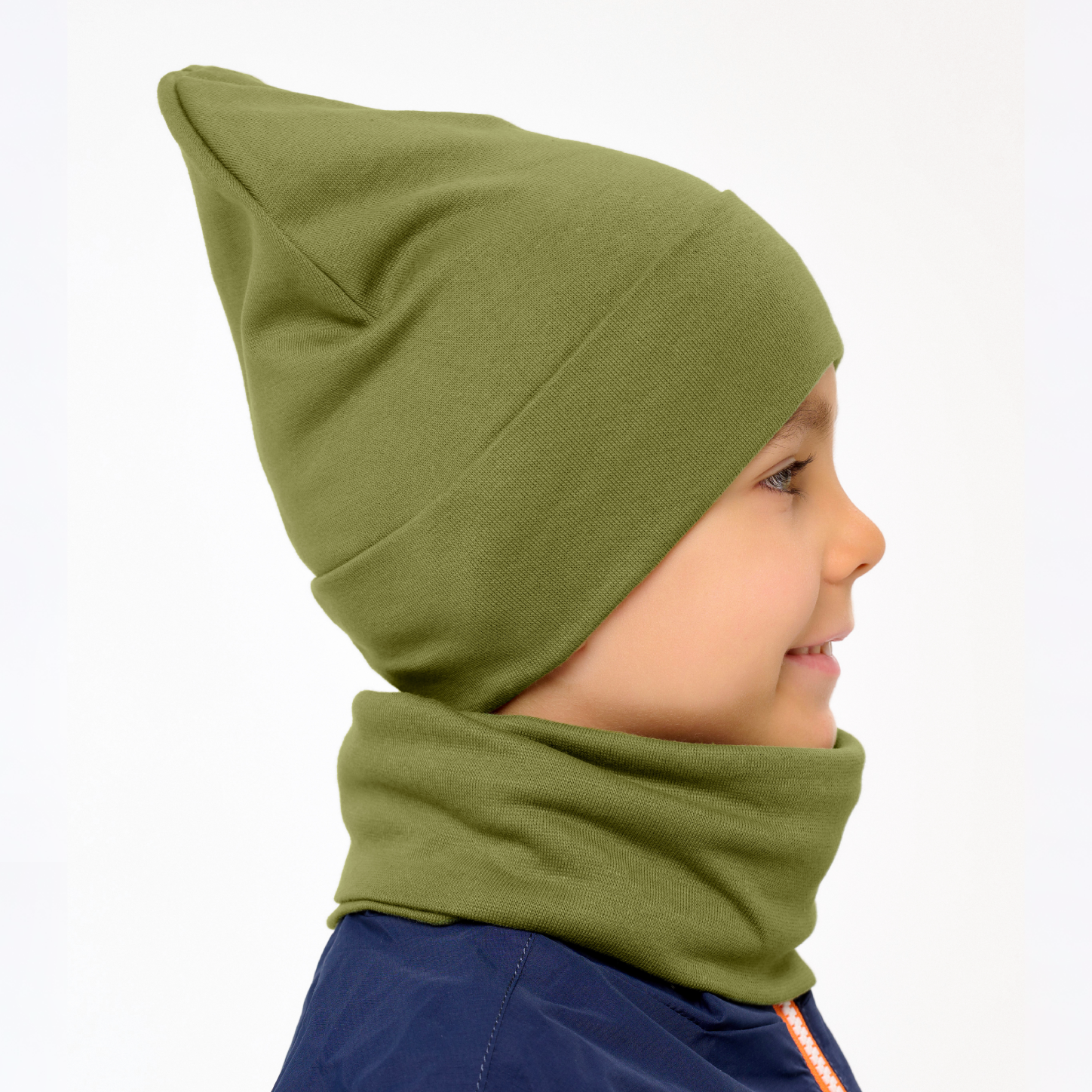 Шапка и снуд KUBRIO KU-H-38-SPRotvB-olive - фото 6