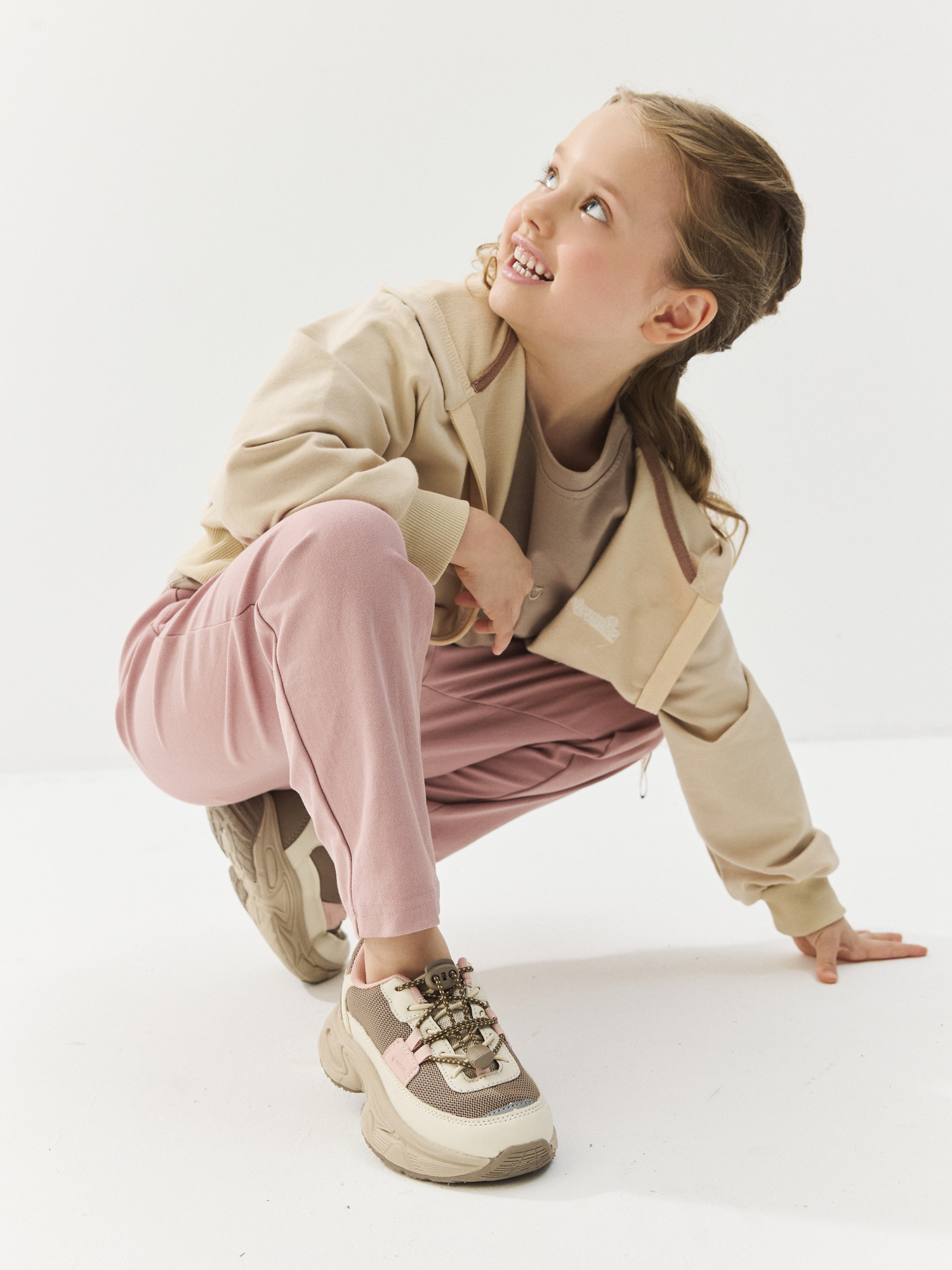 Кроссовки BUNGLY 1R9184/Бежпудра - фото 4