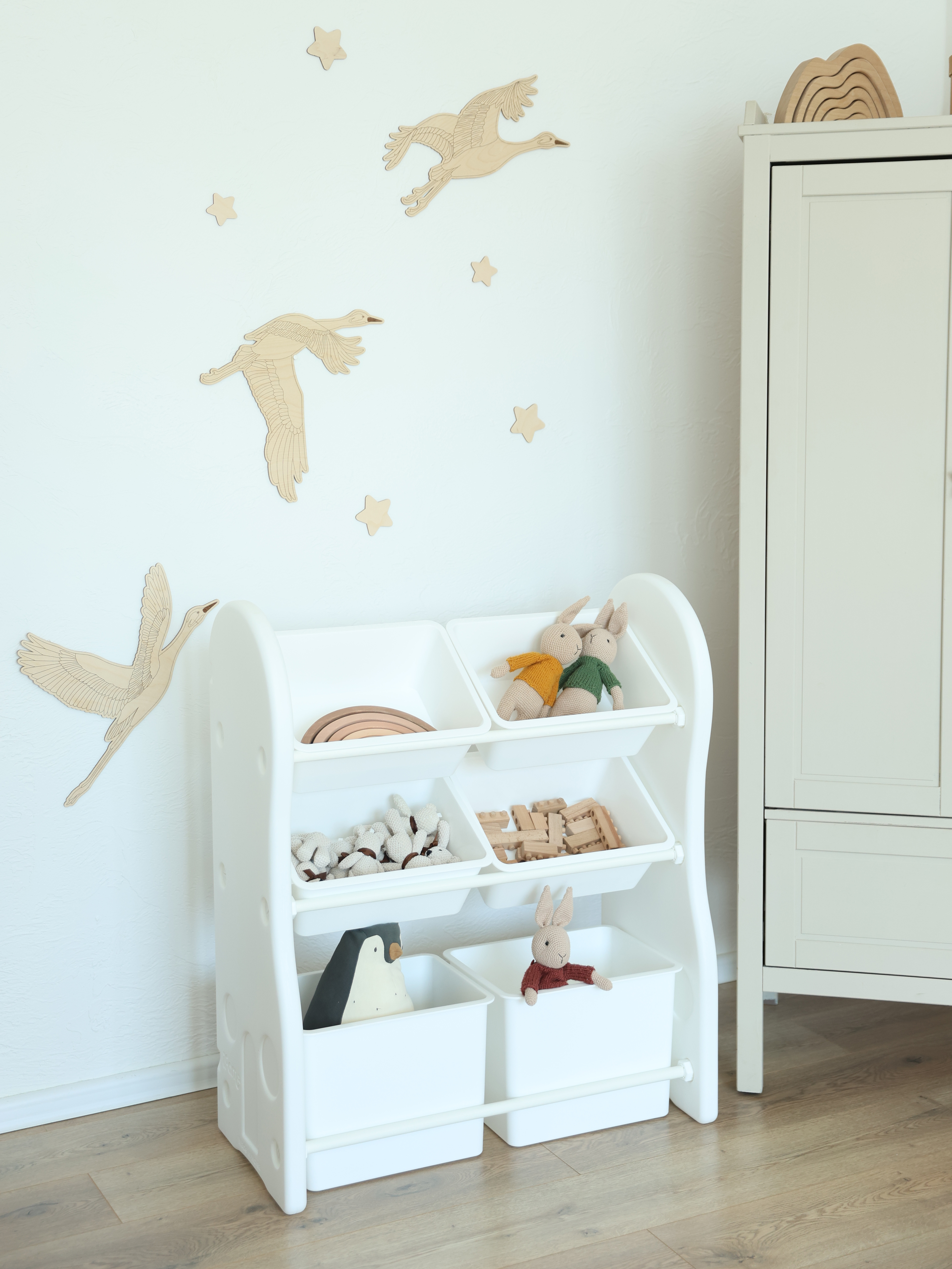 Стеллаж для игрушек Ifam Organizer-1 белый - фото 9