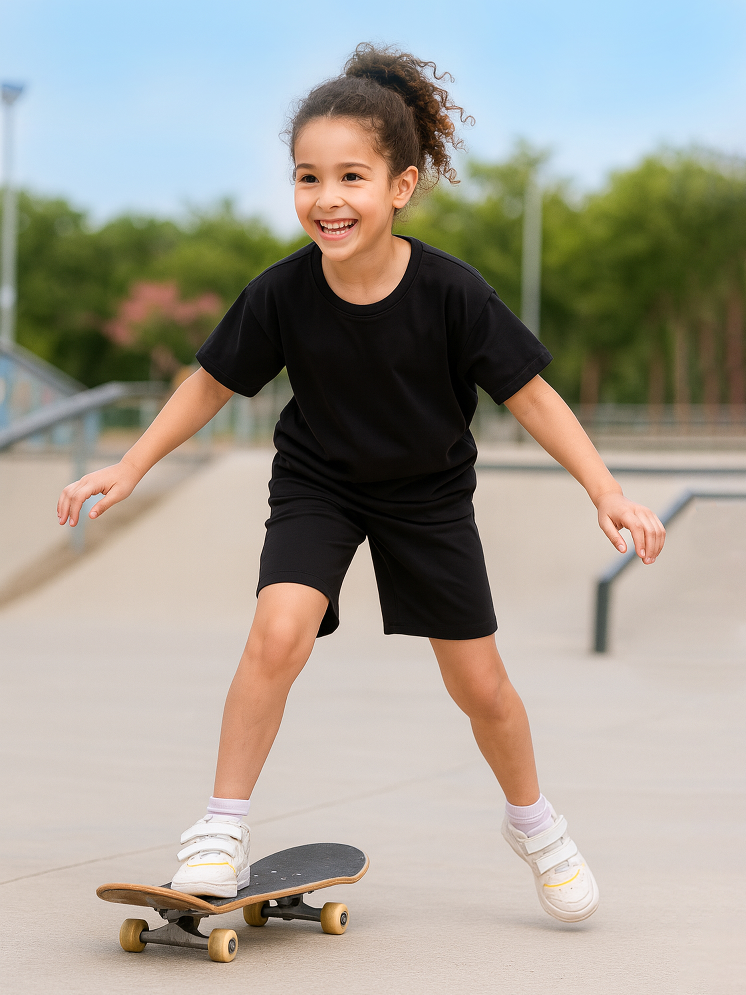 Футболка и шорты Утенок 7067 черный - фото 2